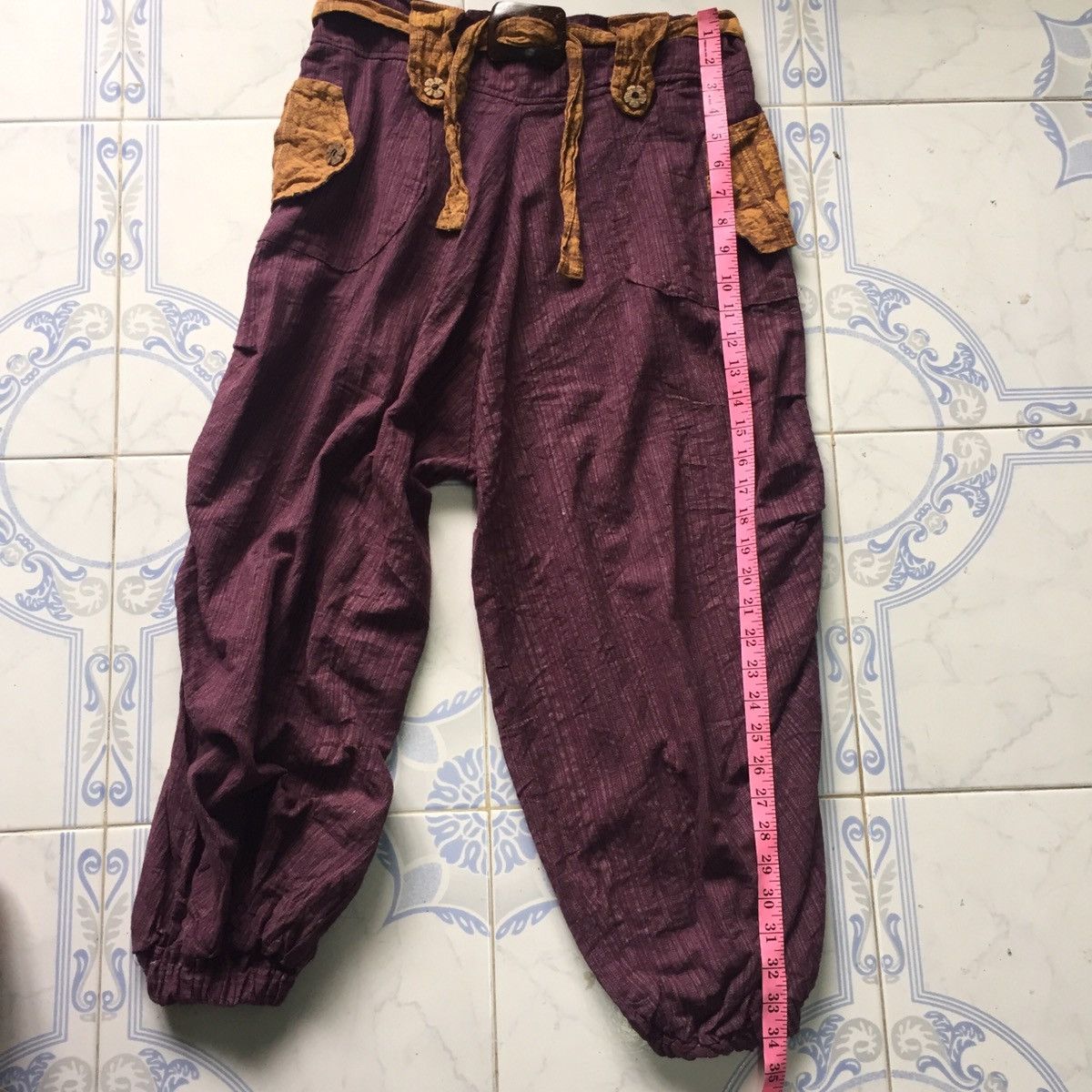 Japanese Brand Holiday & Relaxation Pant MADE IN THAILAND Size US 31 - 13 Thumbnail