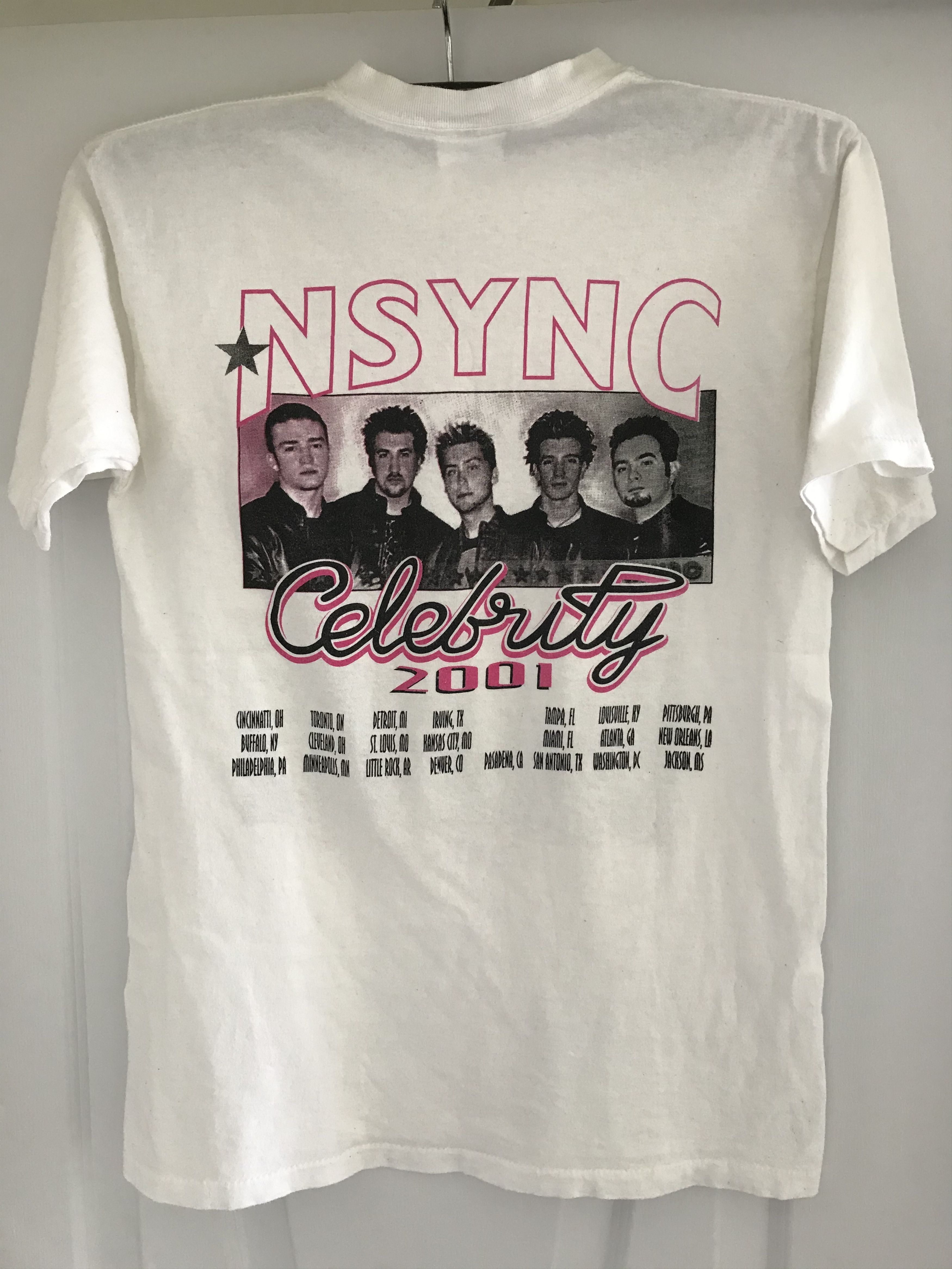 Rap Tees Vintage NSYNC Tour Tee Justin Timberlake pop boy band R&B Size US M / EU 48-50 / 2 - 6 Thumbnail