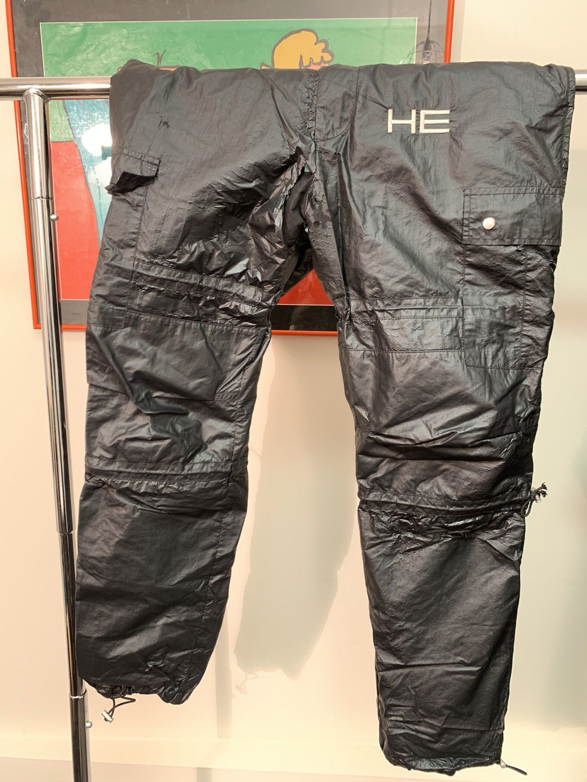 HELIOT EMIL shiny cargo pants - パンツ