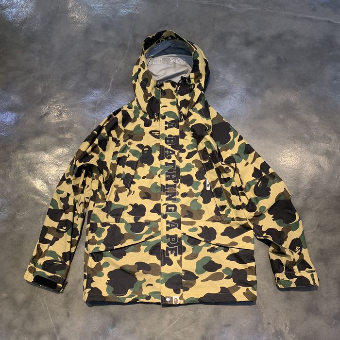 Bape A BATHING APE GORE-TEX 1ST CAMO SNOWBOARD JACKET | Grailed