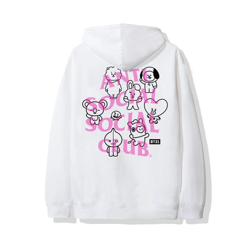 Anti social social club hoodie bt21 online