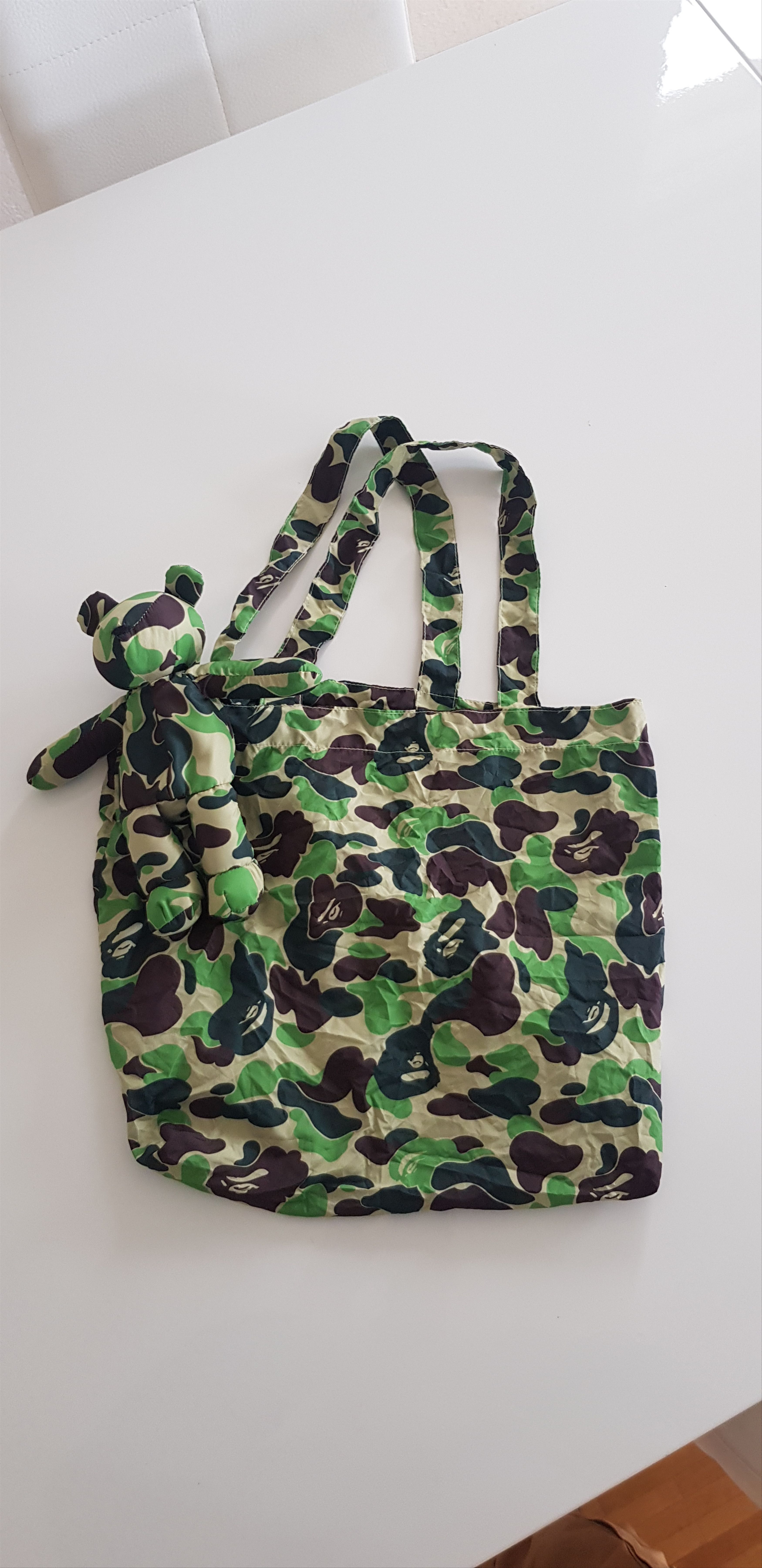 Bape BAPE Bear Eco Bag Green | Grailed