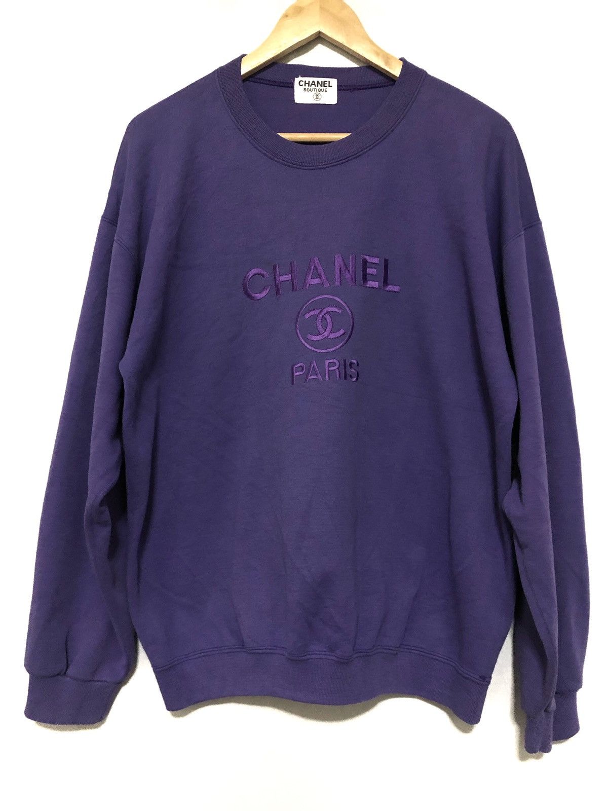 Vintage bootleg hotsell chanel sweatshirt