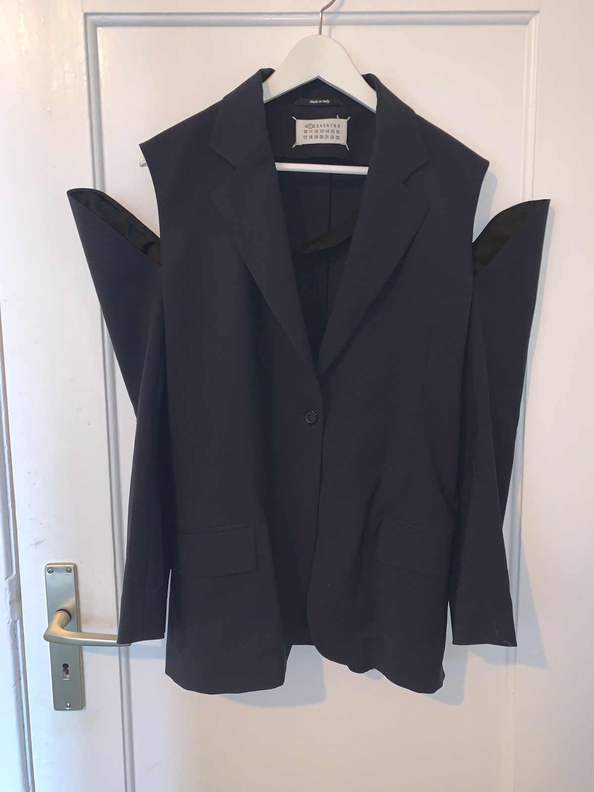 Maison Margiela Maison Martin Margiela Navy Cut out Blazer