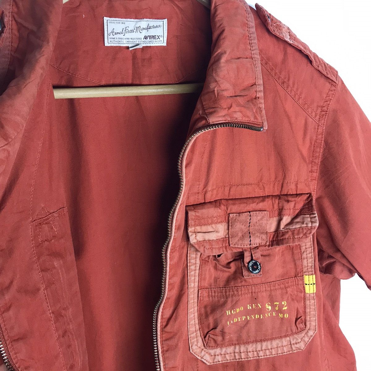 Avirex VINTAGE AVIREX ARMED FORCES MANUFACTURES SHIRT Size US XL / EU 56 / 4 - 8 Thumbnail