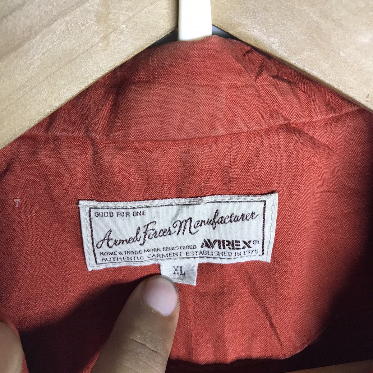 Avirex VINTAGE AVIREX ARMED FORCES MANUFACTURES SHIRT Size US XL / EU 56 / 4 - 7 Thumbnail
