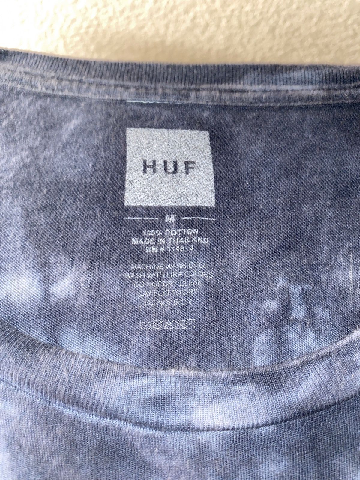 Huf × Thrasher HUF x Thrasher tie-dye tee Size US M / EU 48-50 / 2 - 3 Thumbnail