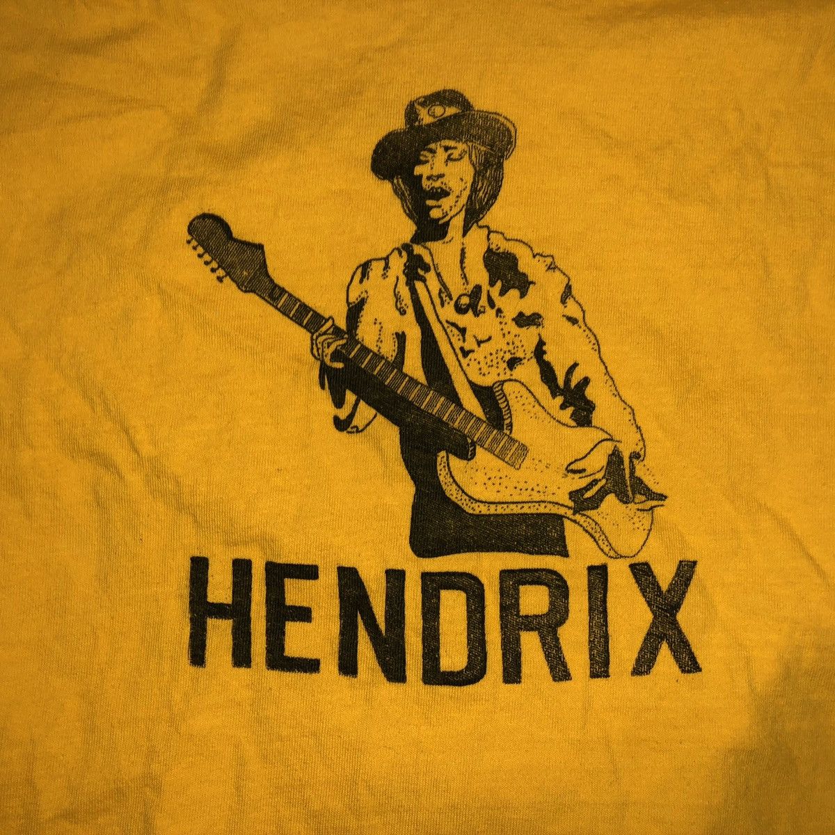 Vintage 70s Jimi Hendrix Tee Short Sleeve T Shirts
