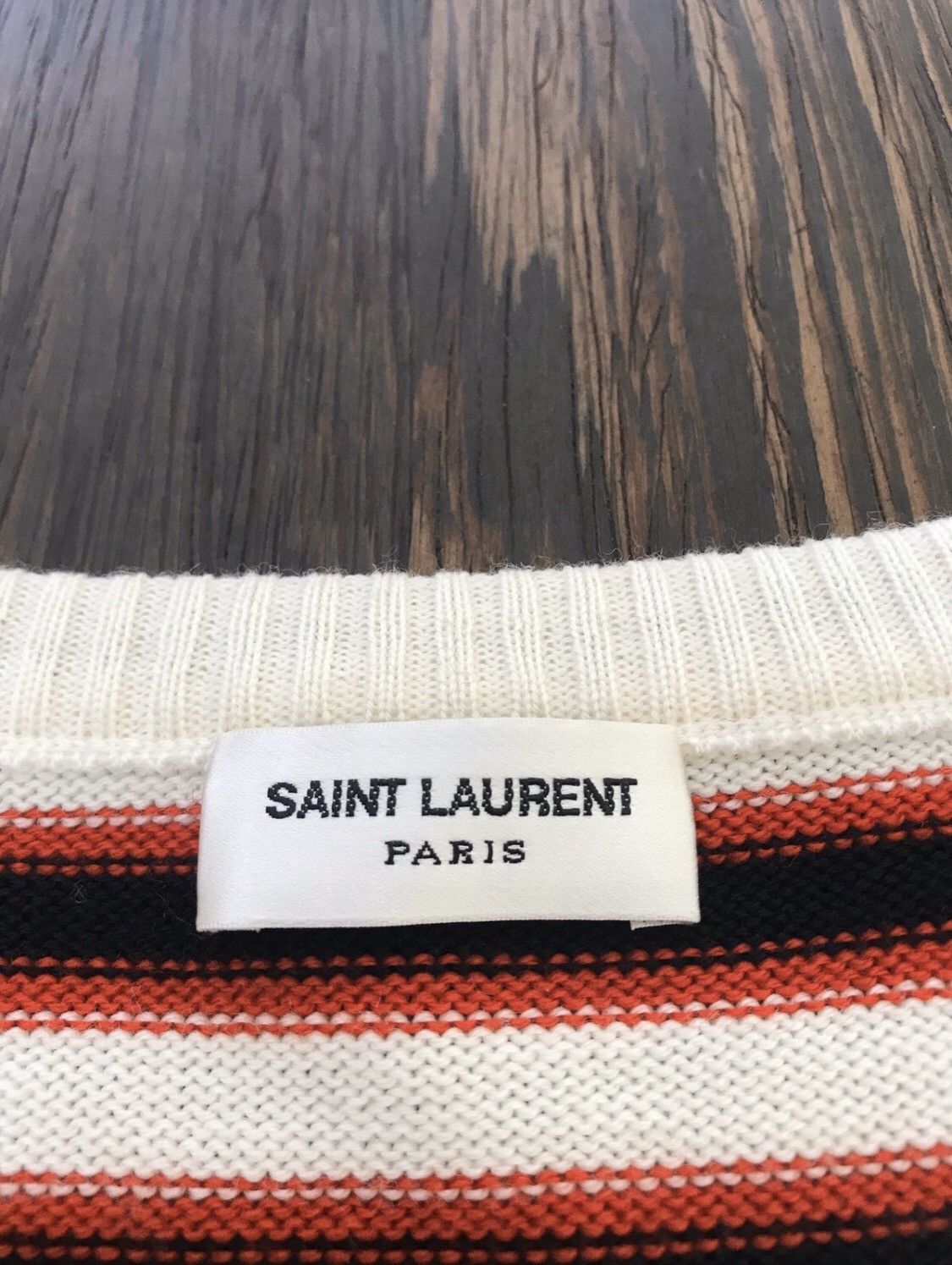 Saint Laurent Paris Saint Laurent Striped Sailor Knitted Sweater Size US M / EU 48-50 / 2 - 3 Thumbnail