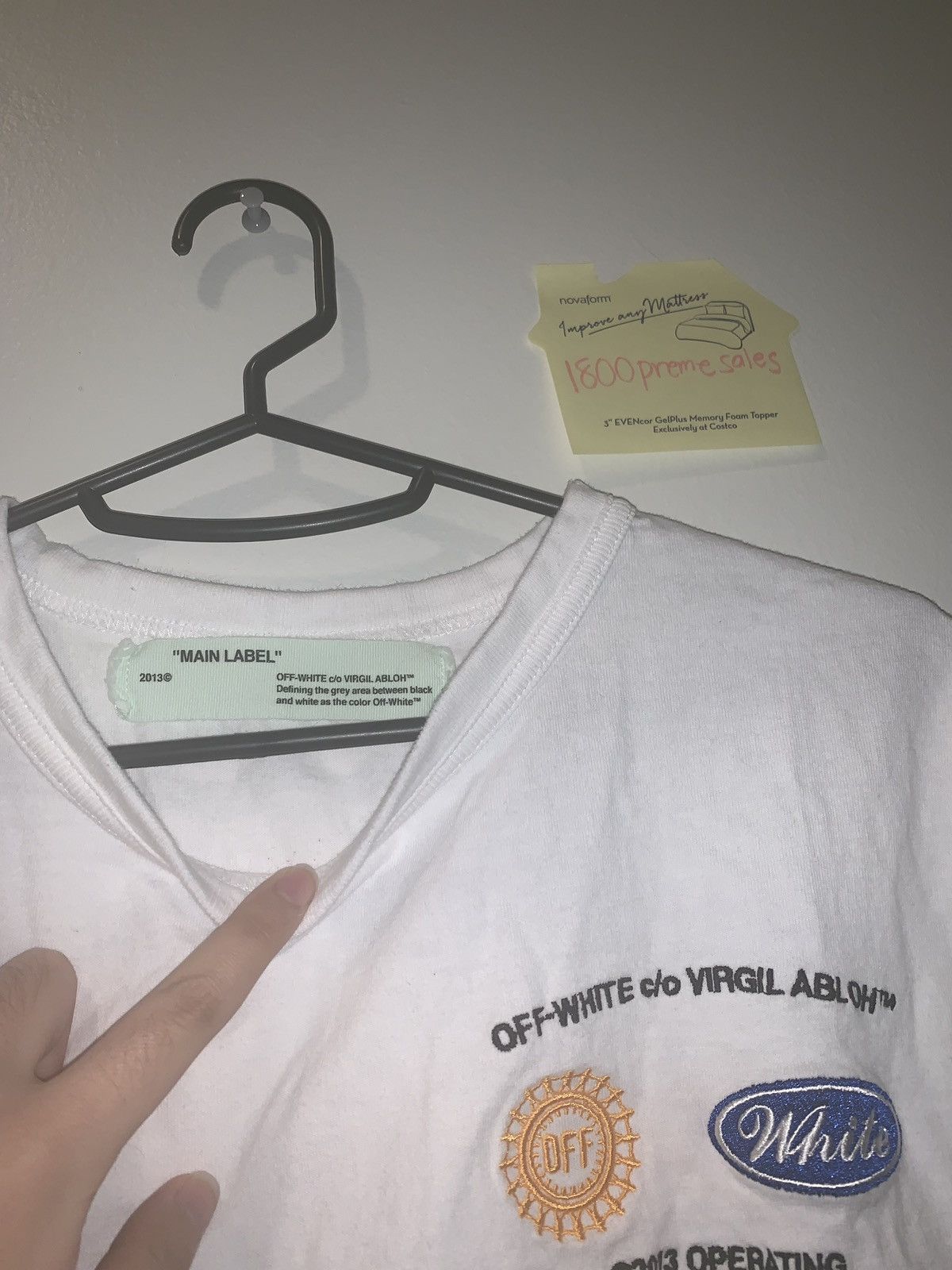 Off-White Off White Work Tee Size US XS / EU 42 / 0 - 3 Thumbnail