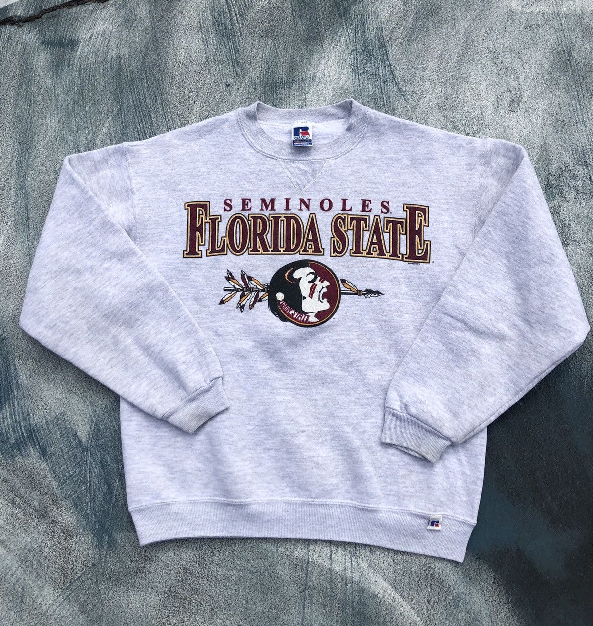 FLORIDA STATE SEMINOLES RUSSELL CREWNECK SWEATSHIRT 90s