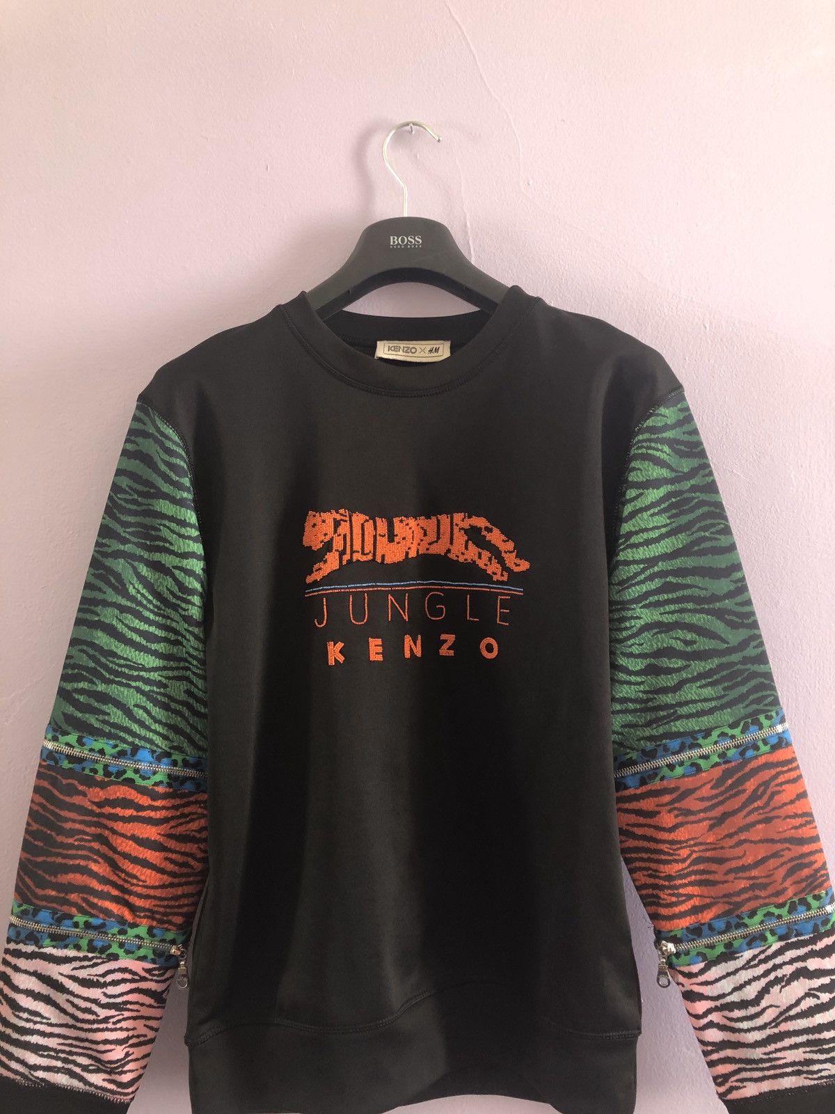 Kenzo Jungle Beaded Sweater Size US L / EU 52-54 / 3 - 1 Thumbnail