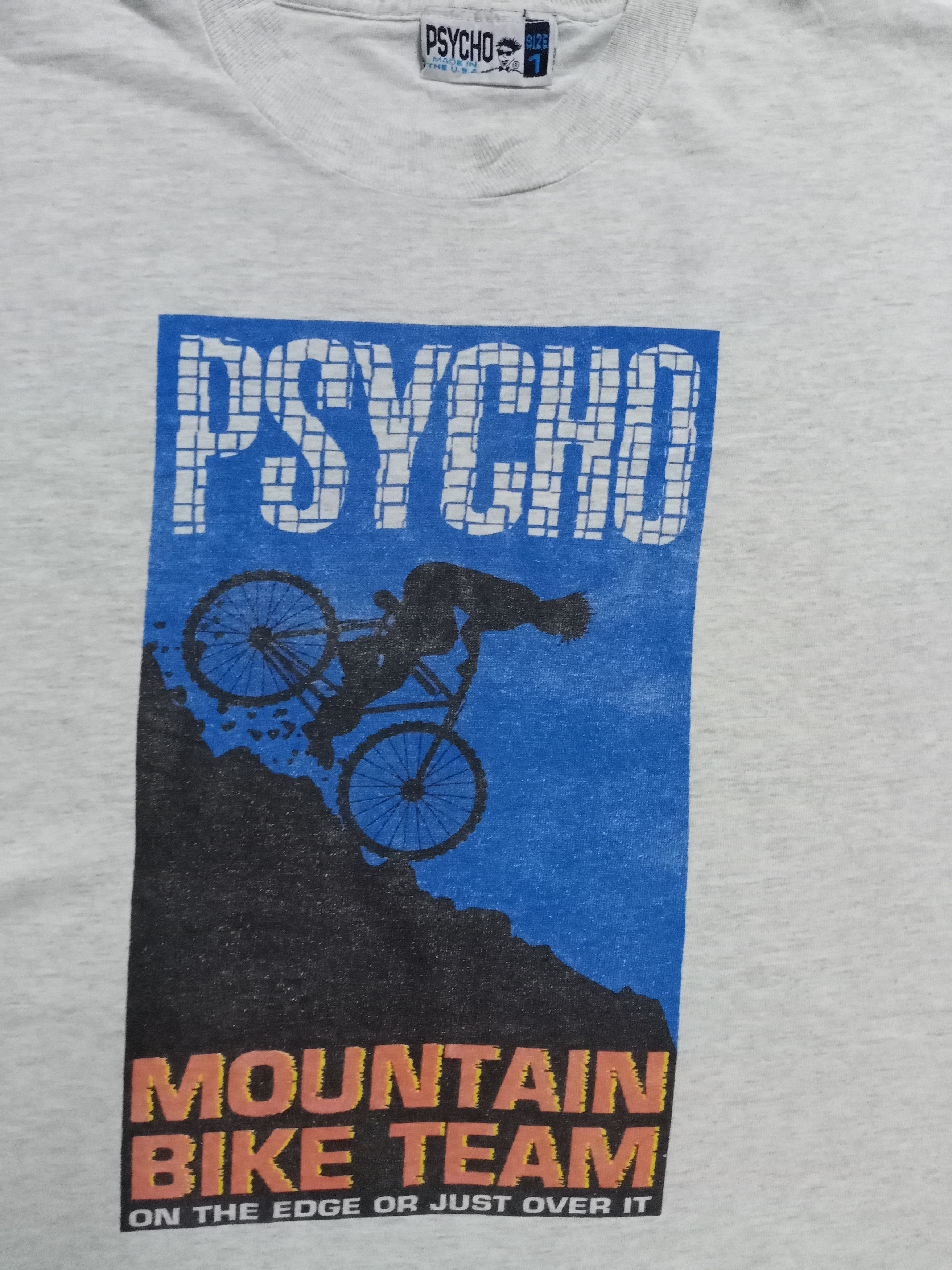 Cartoon Network × Japanese Brand Vintage Psycho Mountain bike Team Anime Movie Tshirt Size US L / EU 52-54 / 3 - 6 Thumbnail