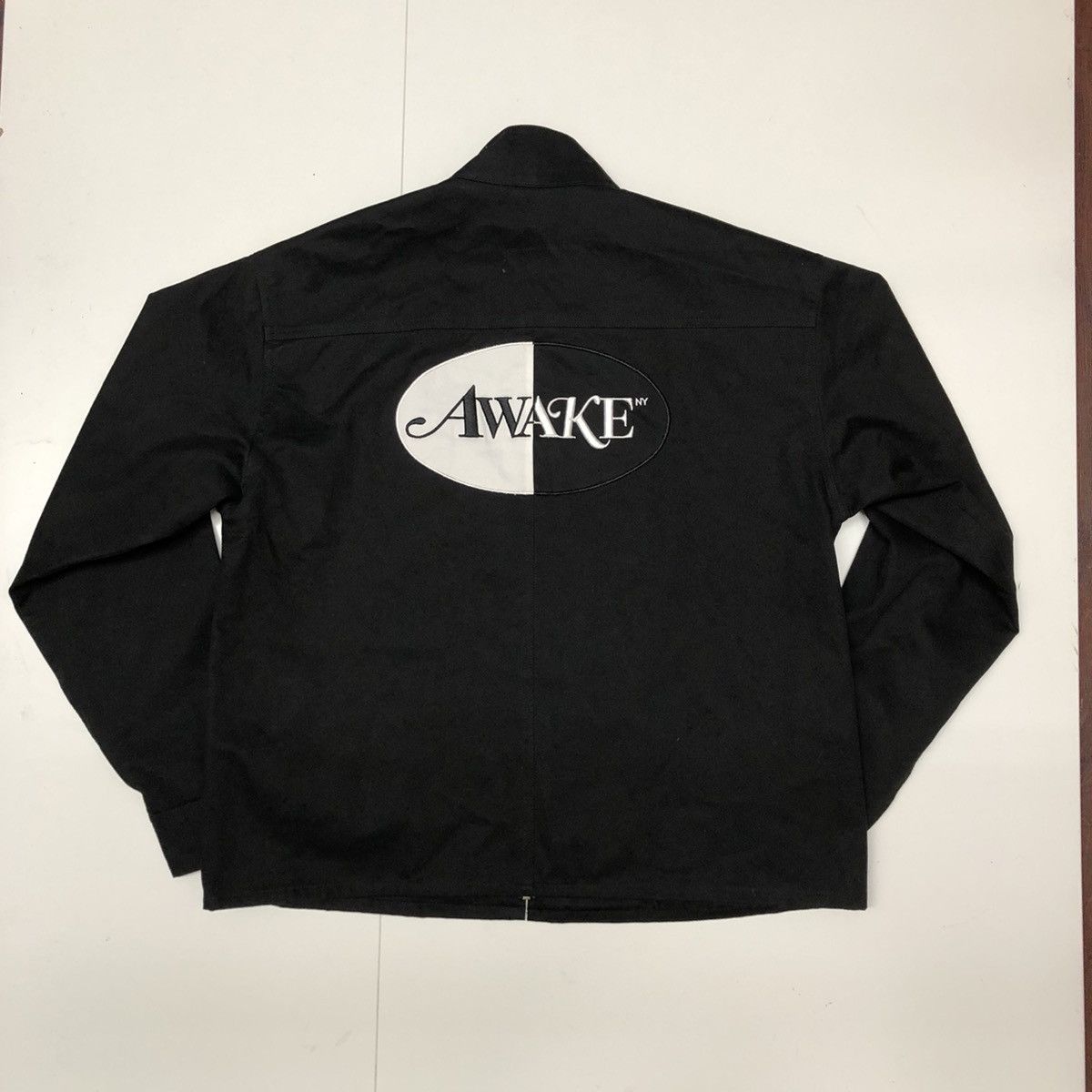 Awake Awake NYC split logo patch jacket | Grailed