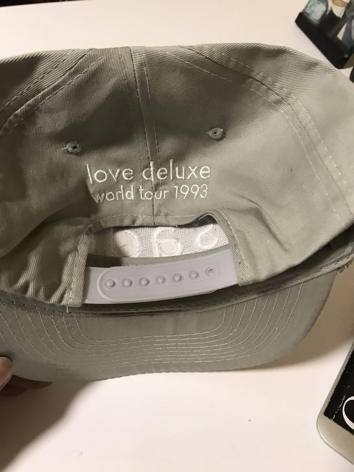 SADE love deluxe wold tour 90s キャップ Vintage 90s 1993 Sade Love Deluxe World Tour SnapBack Hat