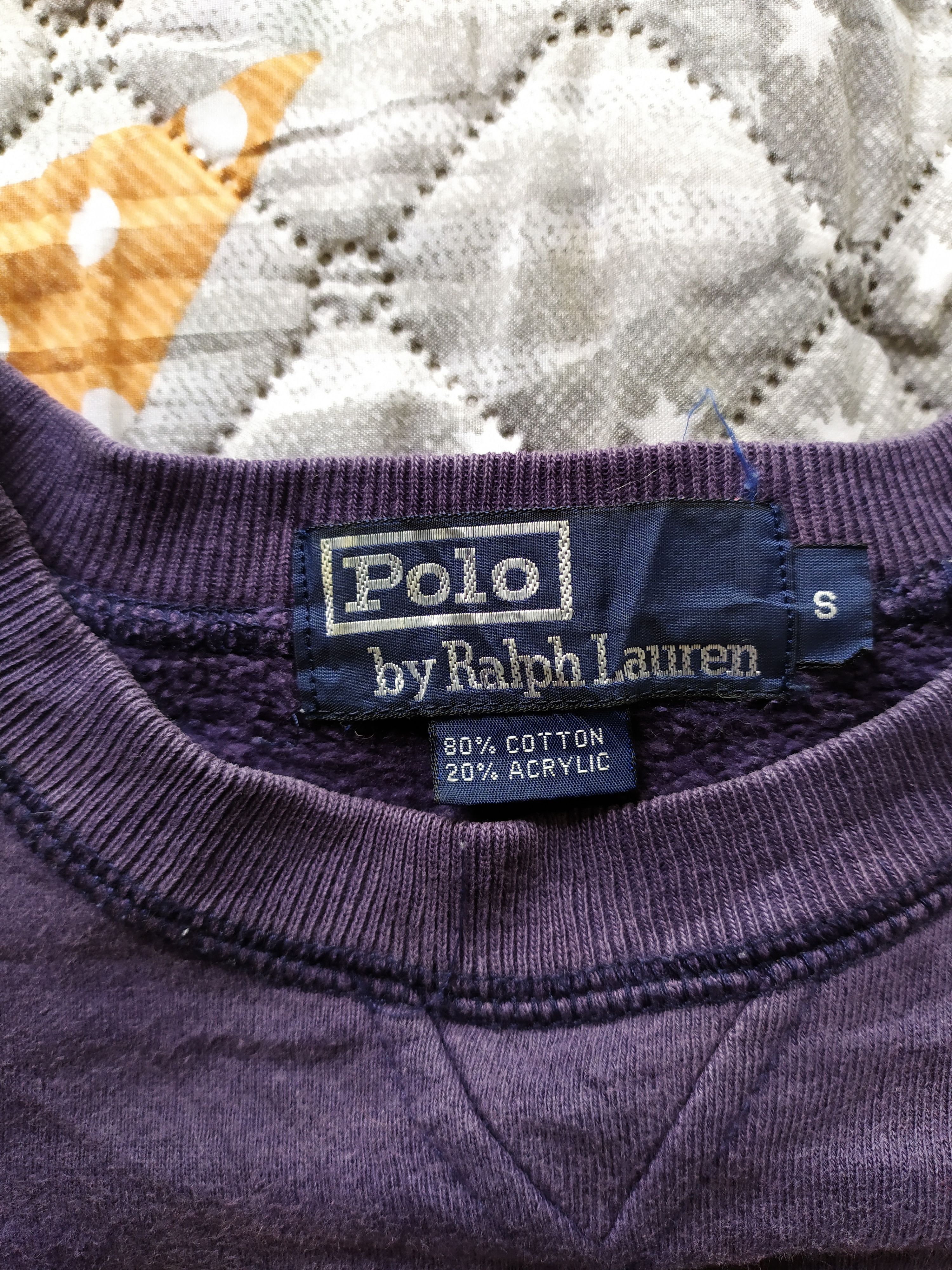 Polo Ralph Lauren × Vintage Vintage Polo Ralph Lauren Sweatshirt Small Size US S / EU 44-46 / 1 - 3 Thumbnail