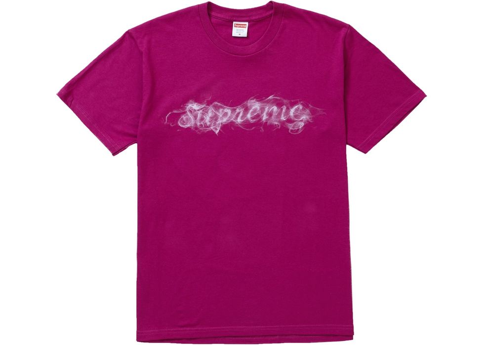 Supreme Supreme Smoke Tee Magenta Size L | Grailed