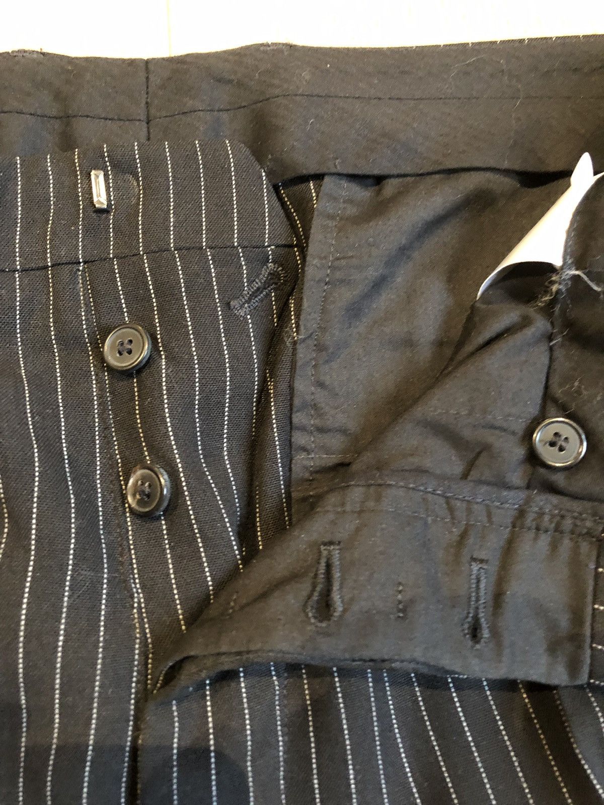 AMI AMI Pinstripe Carrot Fit Trouser Size US 34 / EU 50 - 5 Thumbnail