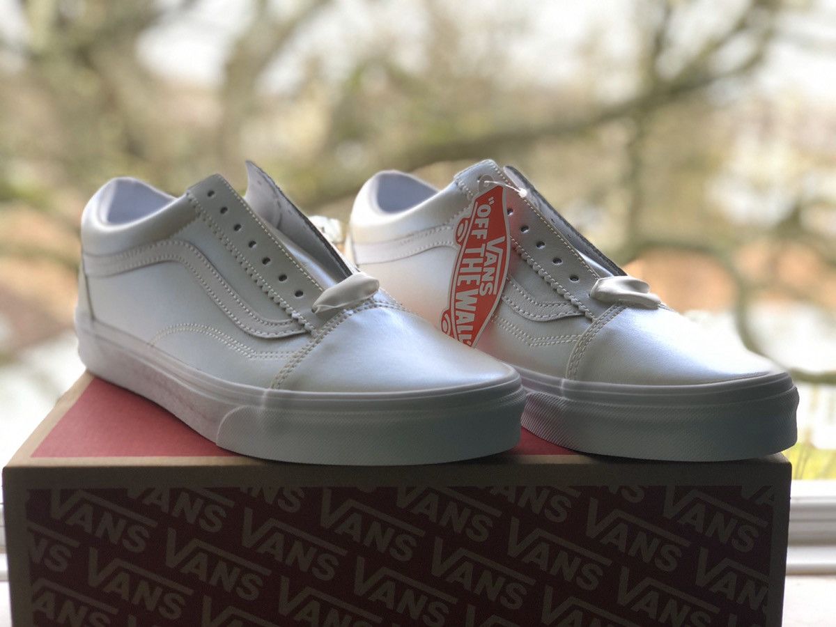 Vans Old skool vans pearl suede Grailed