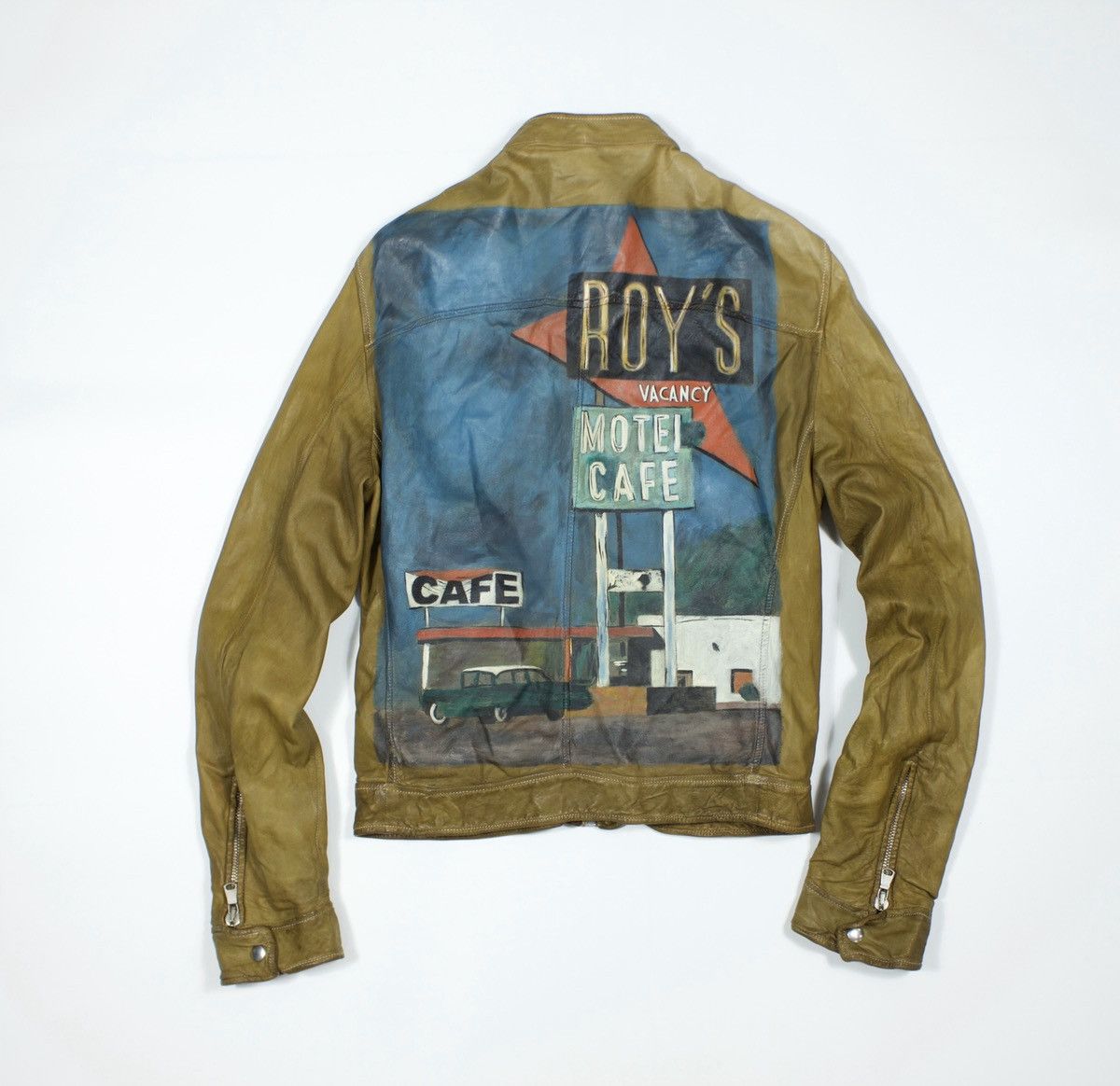 Pihakapi × Streetwear 1200$ Pihakapi Roys Printed Lambskin Leather 