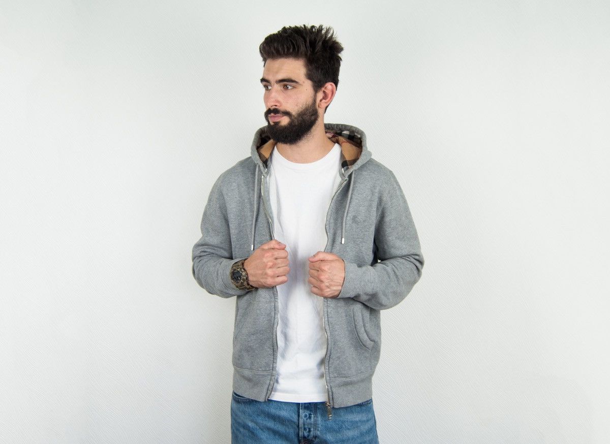 Burberry Burberry Clarendon Hoodie Nova Check Zip Hoodie