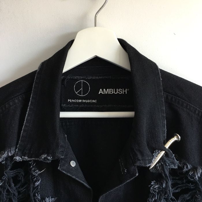 Ambush Design Ambush X peaceminusone Damaged Denim Jacket | Grailed