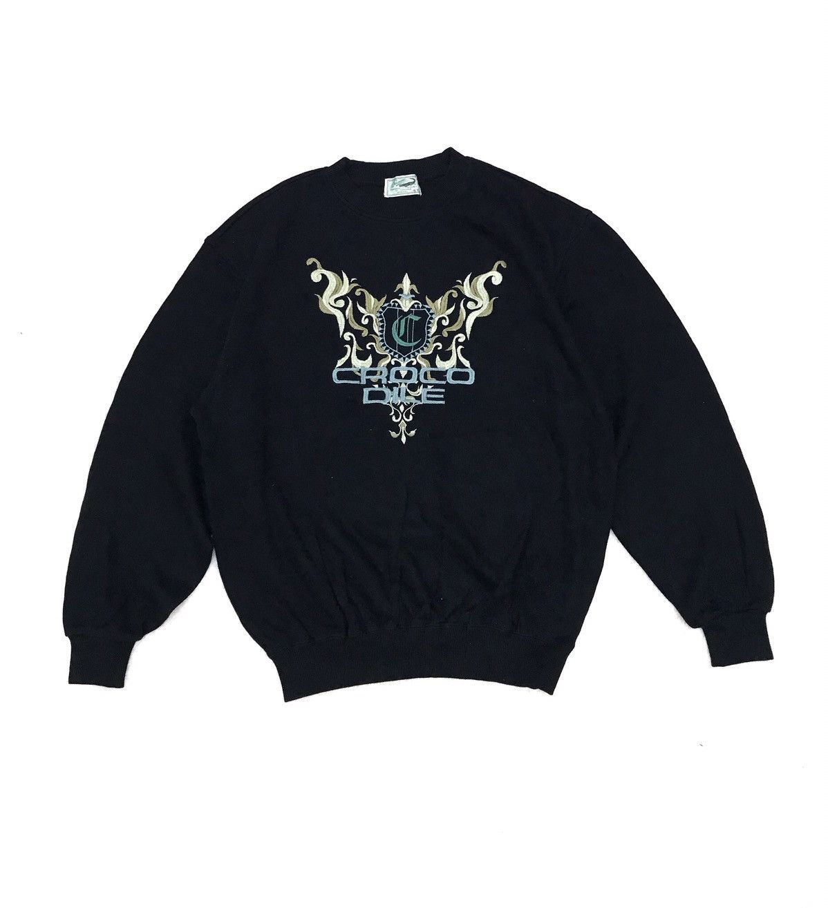 Vintage Vintage 90s Crocodile Embroidered Spell Out Sweatshirt Size US M / EU 48-50 / 2 - 1 Thumbnail