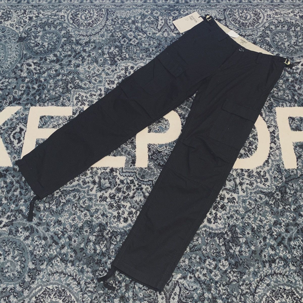 Carhartt Wip Carhartt WIP Aviation Ripstop Cargo Pants in Black Size US 30 / EU 46 - 2 Thumbnail