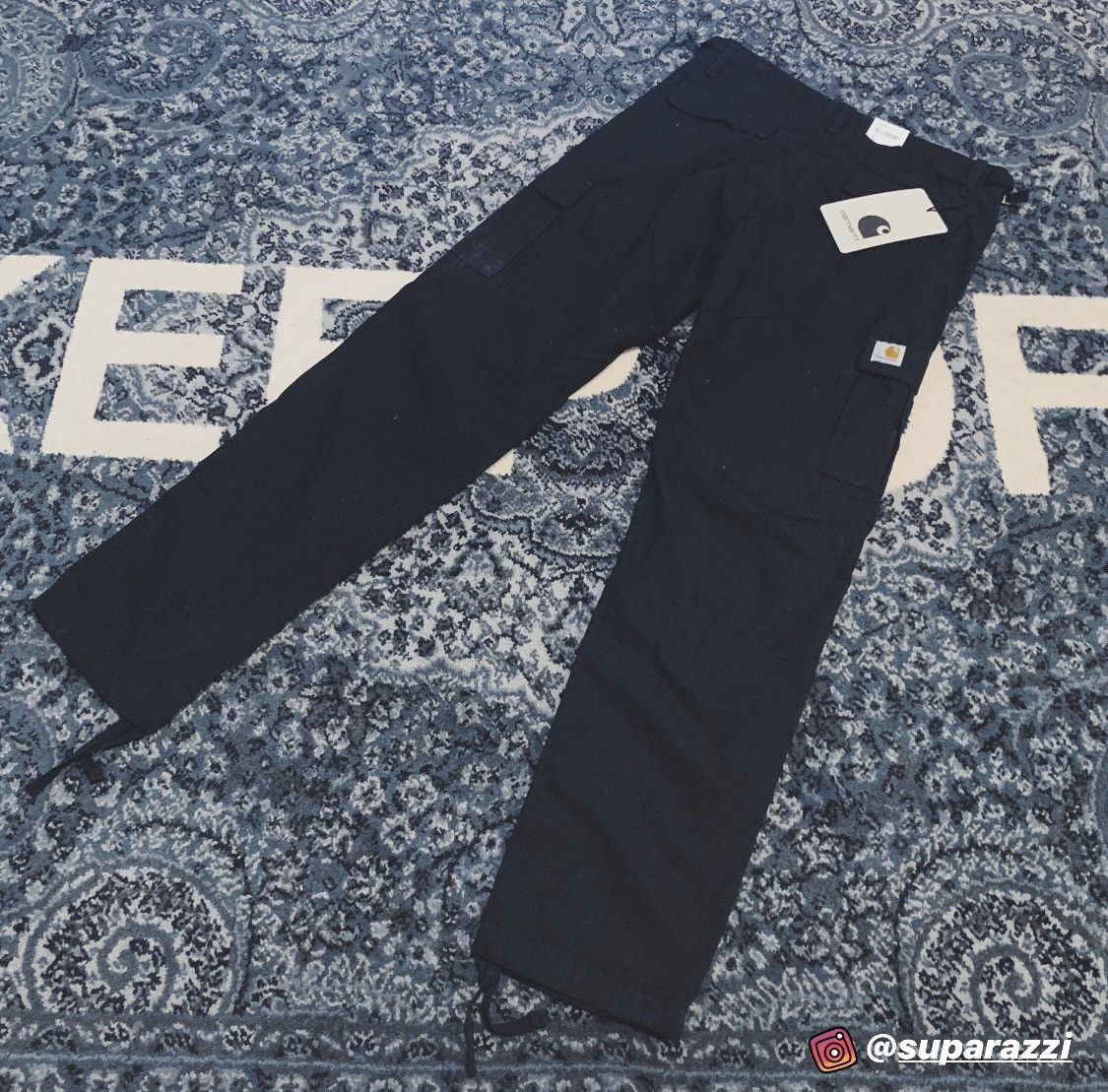 Carhartt Wip Carhartt WIP Aviation Ripstop Cargo Pants in Black Size US 30 / EU 46 - 1 Thumbnail