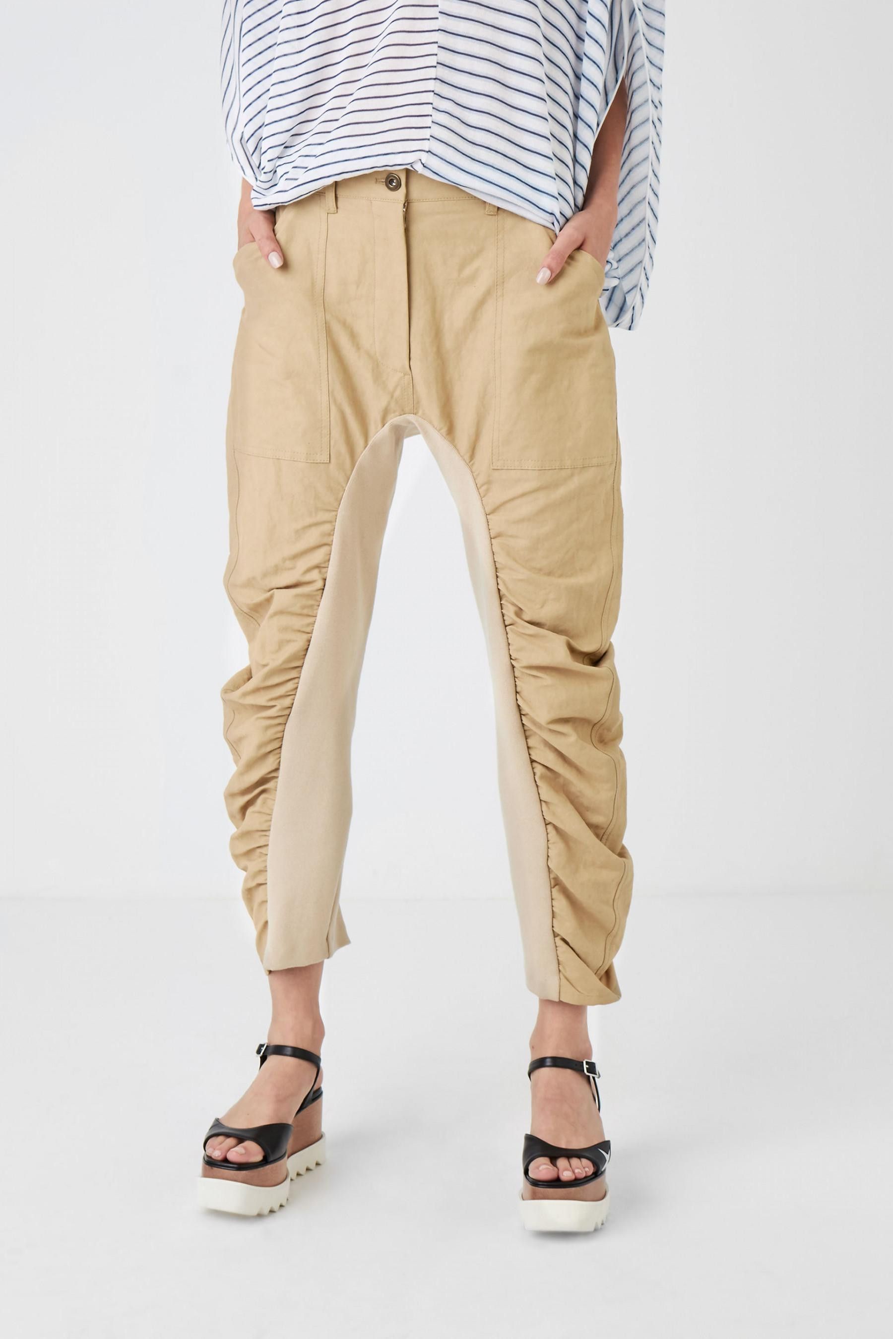 image of Stella Mccartney Tina Womens Pant in Beige (Size 28)