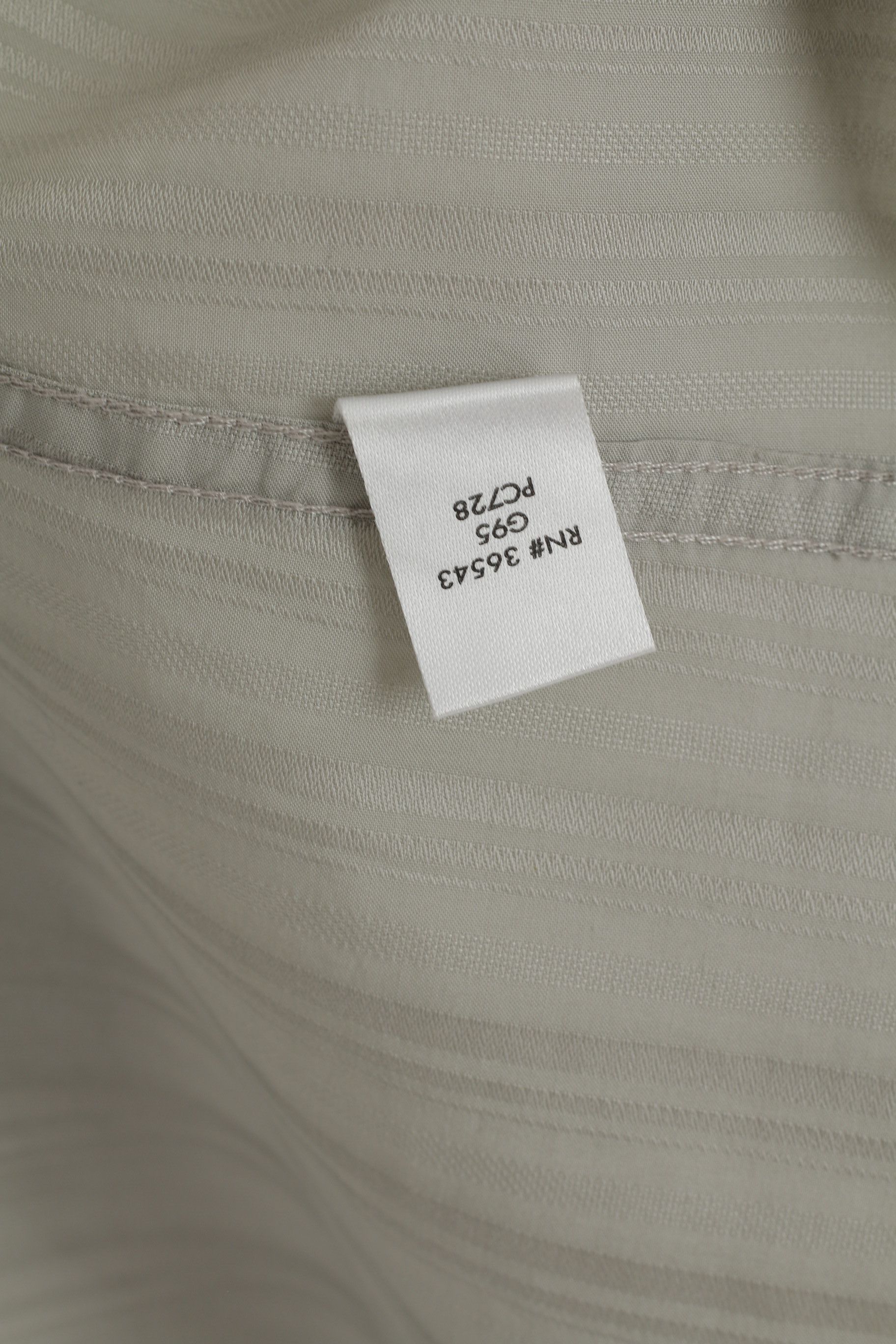Calvin Klein × Vintage Calvin Klein Men XL Casual Shirt Grey Slim Fit Cotton 5414 Size US XL / EU 56 / 4 - 6 Thumbnail