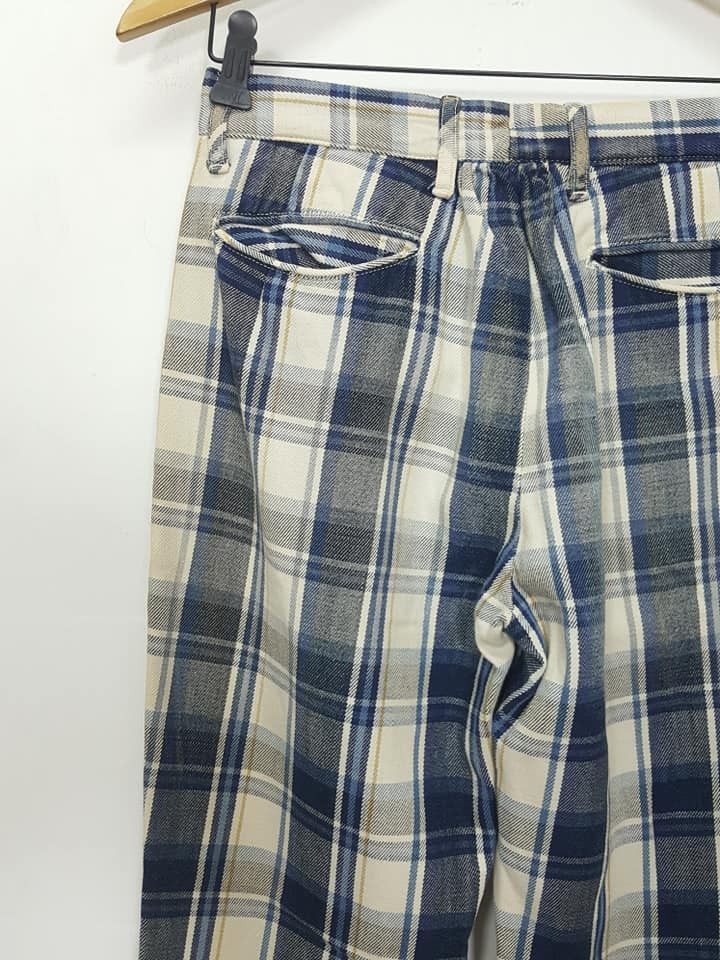 Kapital KAPITAL Gradient Plaid Mid Rise Pant by Kiro Hirata Size US 28 / EU 44 - 7 Thumbnail