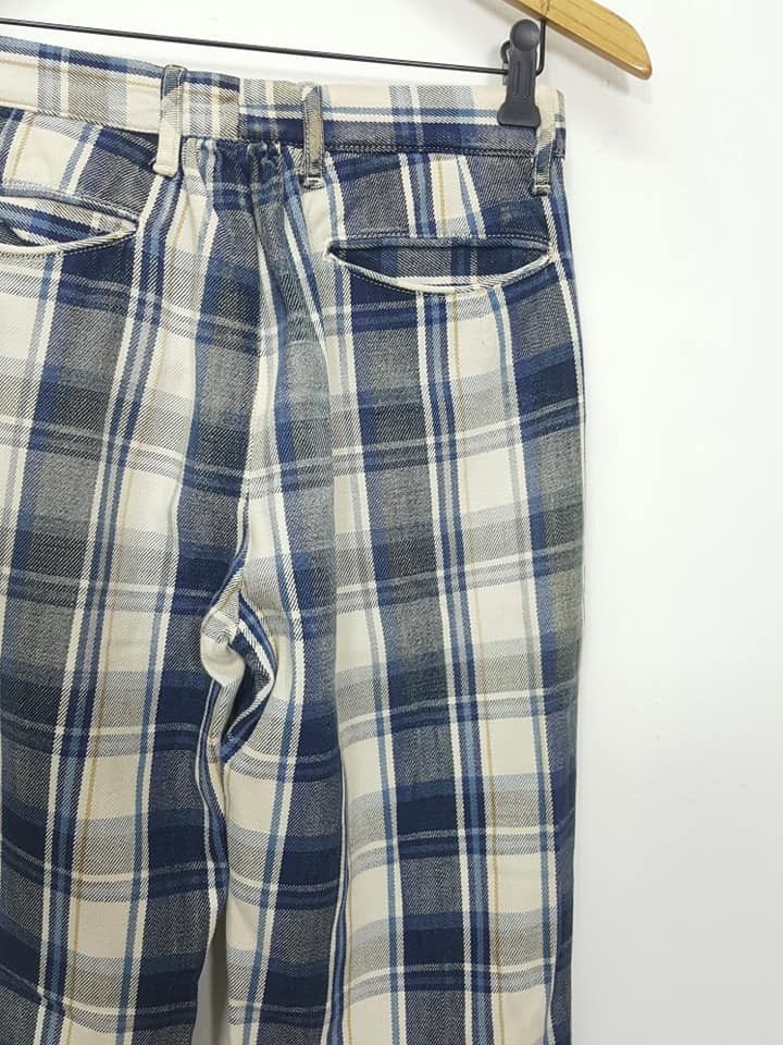 Kapital KAPITAL Gradient Plaid Mid Rise Pant by Kiro Hirata Size US 28 / EU 44 - 6 Thumbnail