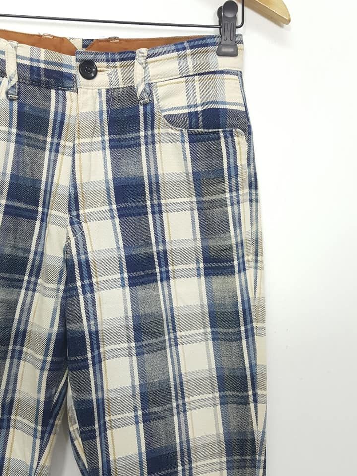 Kapital KAPITAL Gradient Plaid Mid Rise Pant by Kiro Hirata Size US 28 / EU 44 - 5 Thumbnail