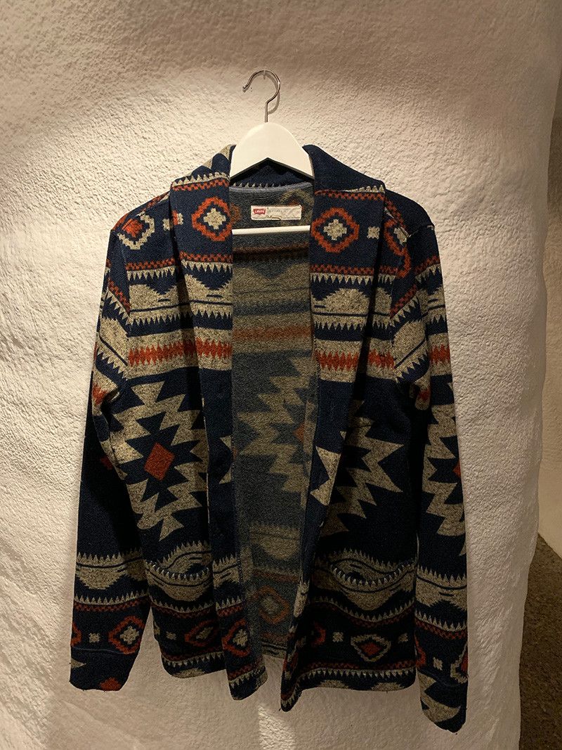 Levi s Levi s Tribal Sweater Knit Fleece CardiganM Grailed