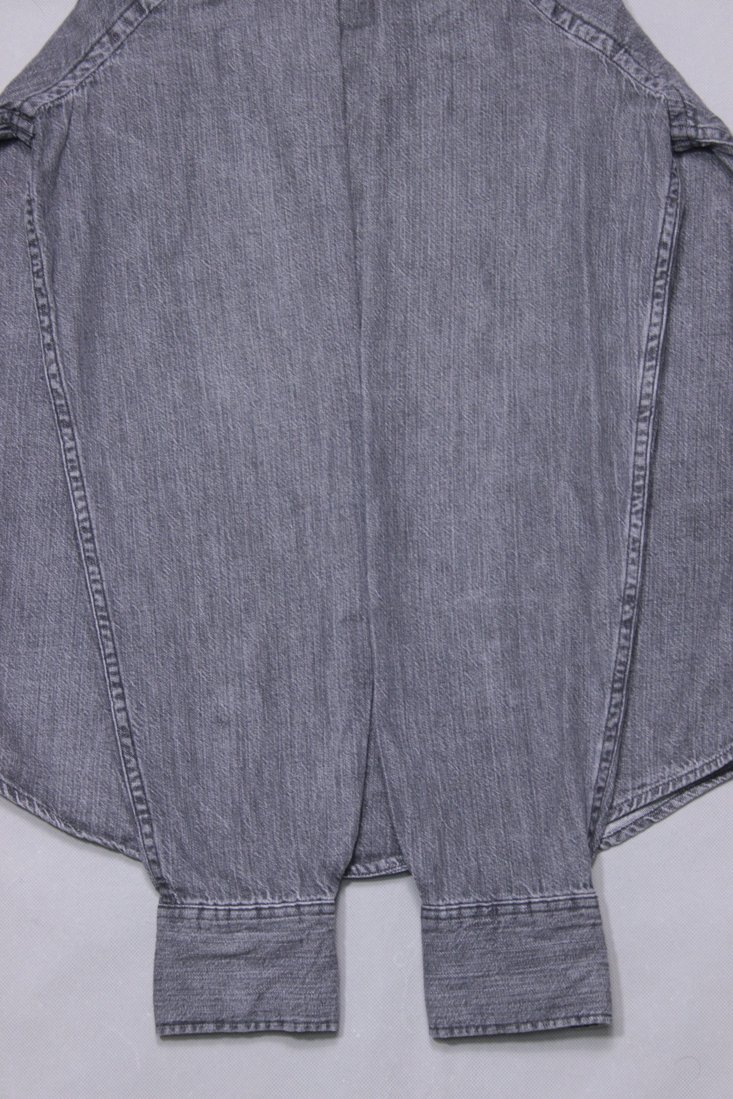 Acne Studios Saddle AW/2009 Denim Grey Shirt Size US M / EU 48-50 / 2 - 7 Thumbnail