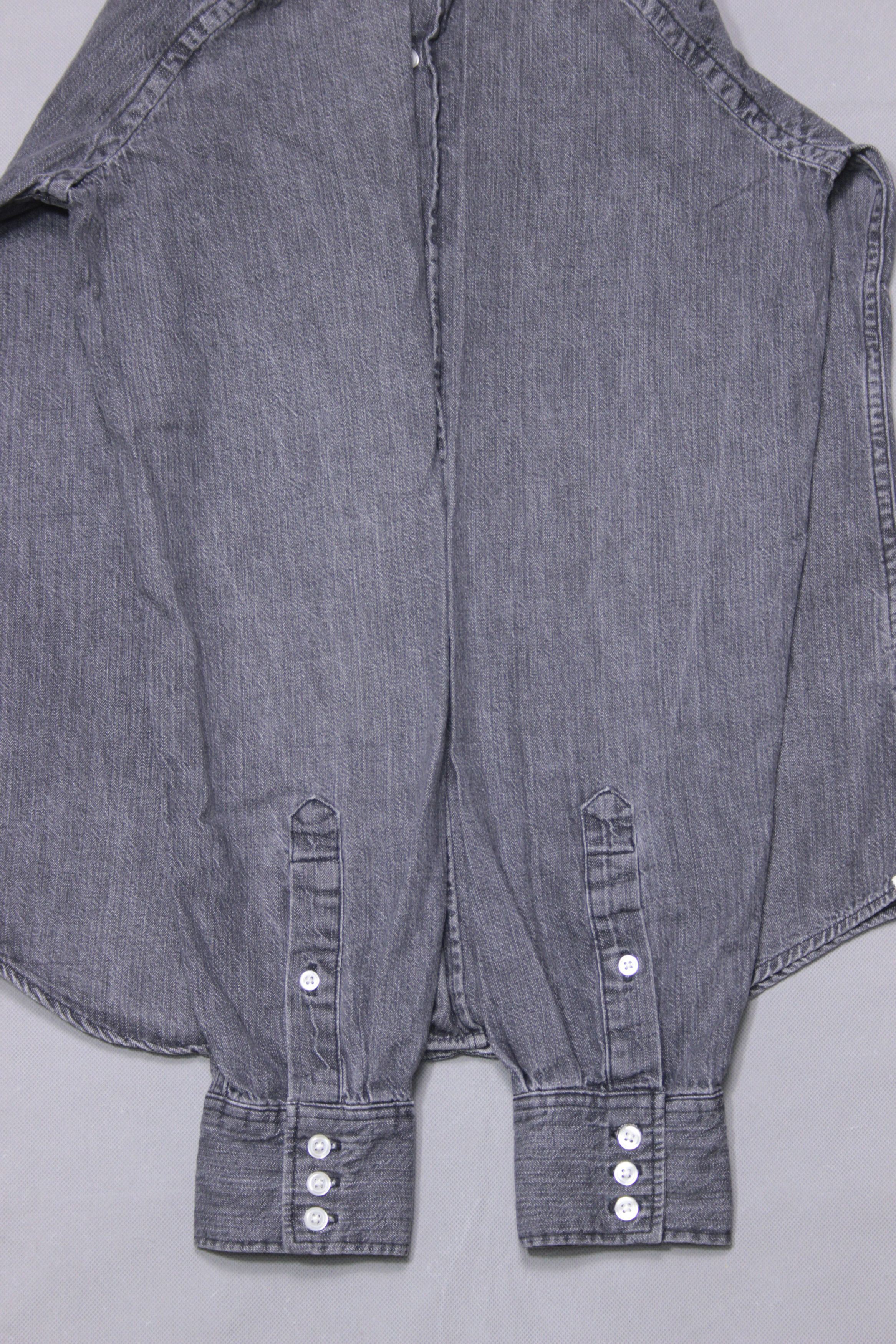 Acne Studios Saddle AW/2009 Denim Grey Shirt Size US M / EU 48-50 / 2 - 6 Thumbnail
