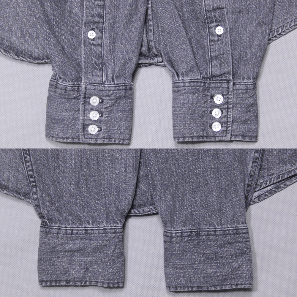Acne Studios Saddle AW/2009 Denim Grey Shirt Size US M / EU 48-50 / 2 - 8 Thumbnail