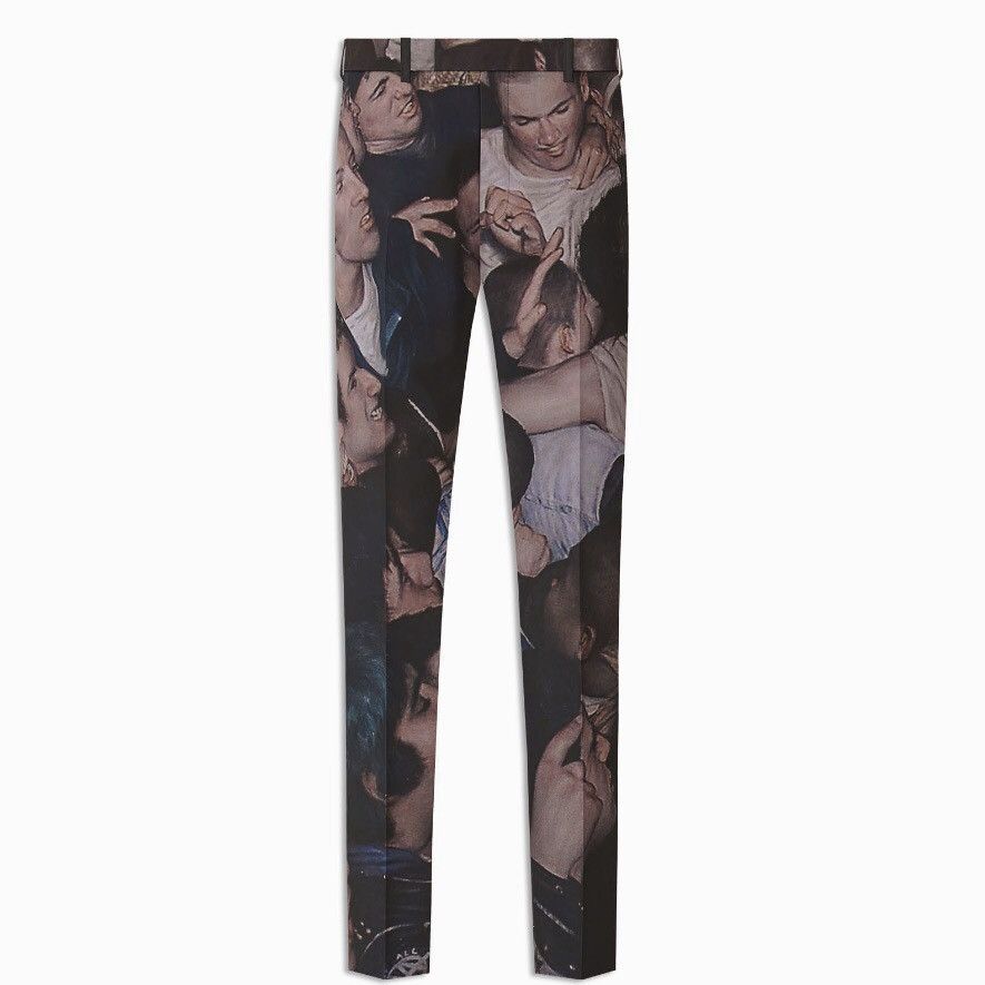 Dior × Kris Van Assche Dior Homme x Dan Witz FW17 Mosh Pit Pants