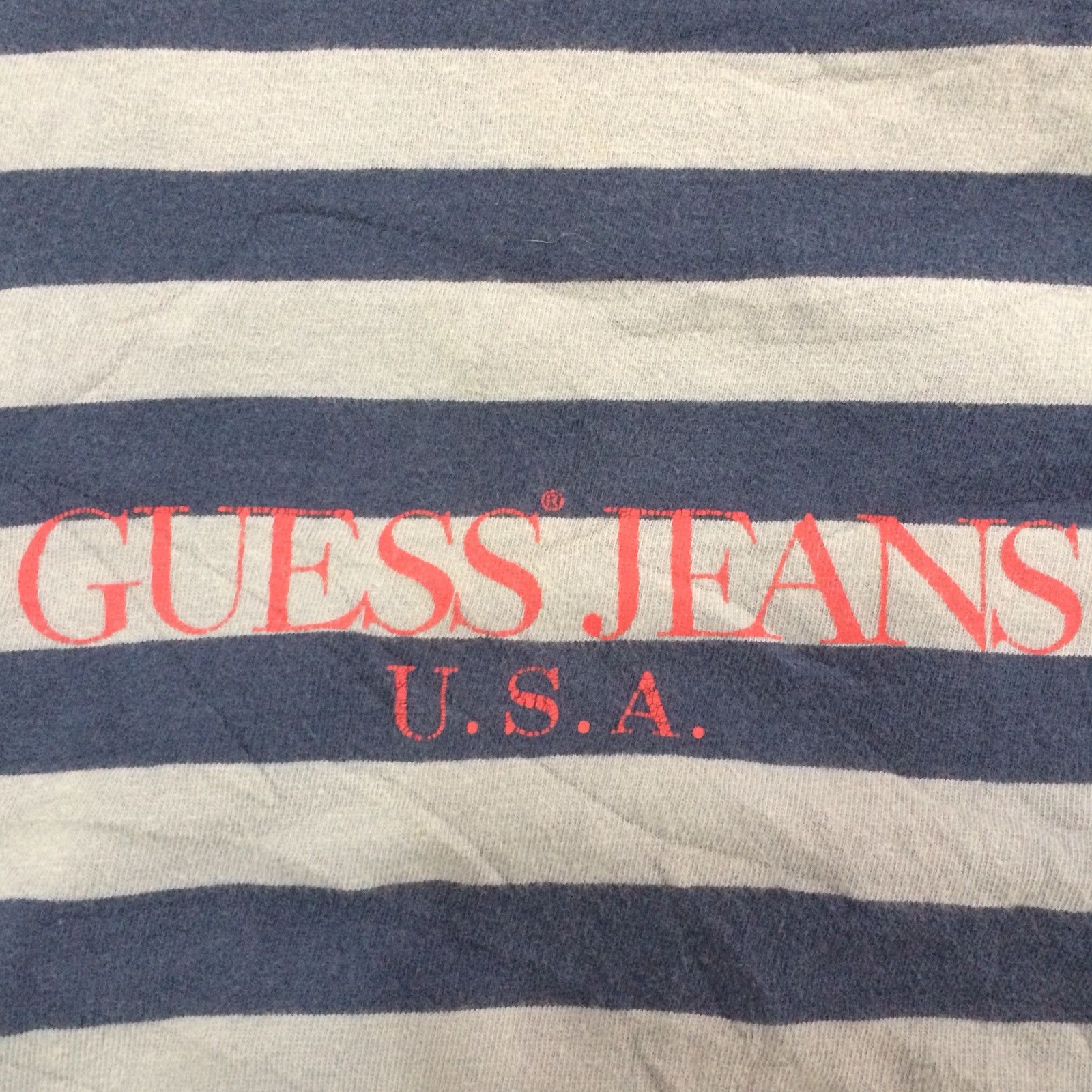 Guess Vintage Guess Striped T-shirt Size US L / EU 52-54 / 3 - 3 Thumbnail