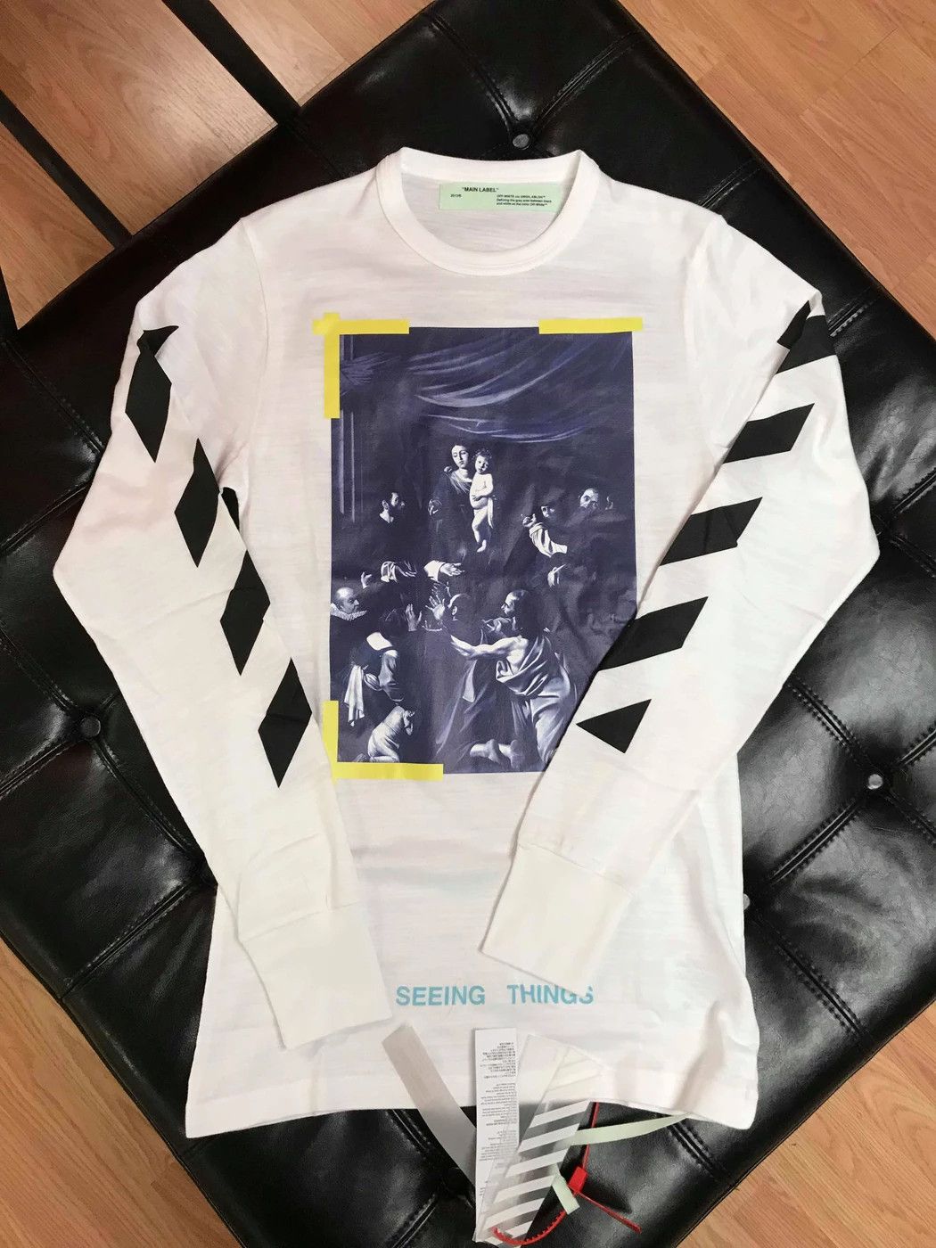Off-White long sleeve Caravaggio T-shirt