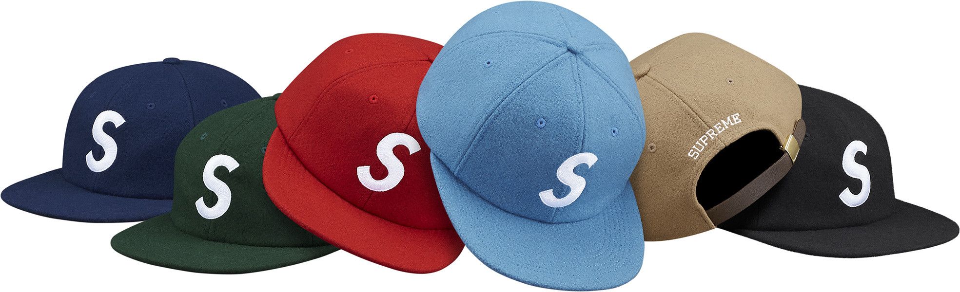 Supreme Supreme Wool S Logo 6-Panel Black | Grailed
