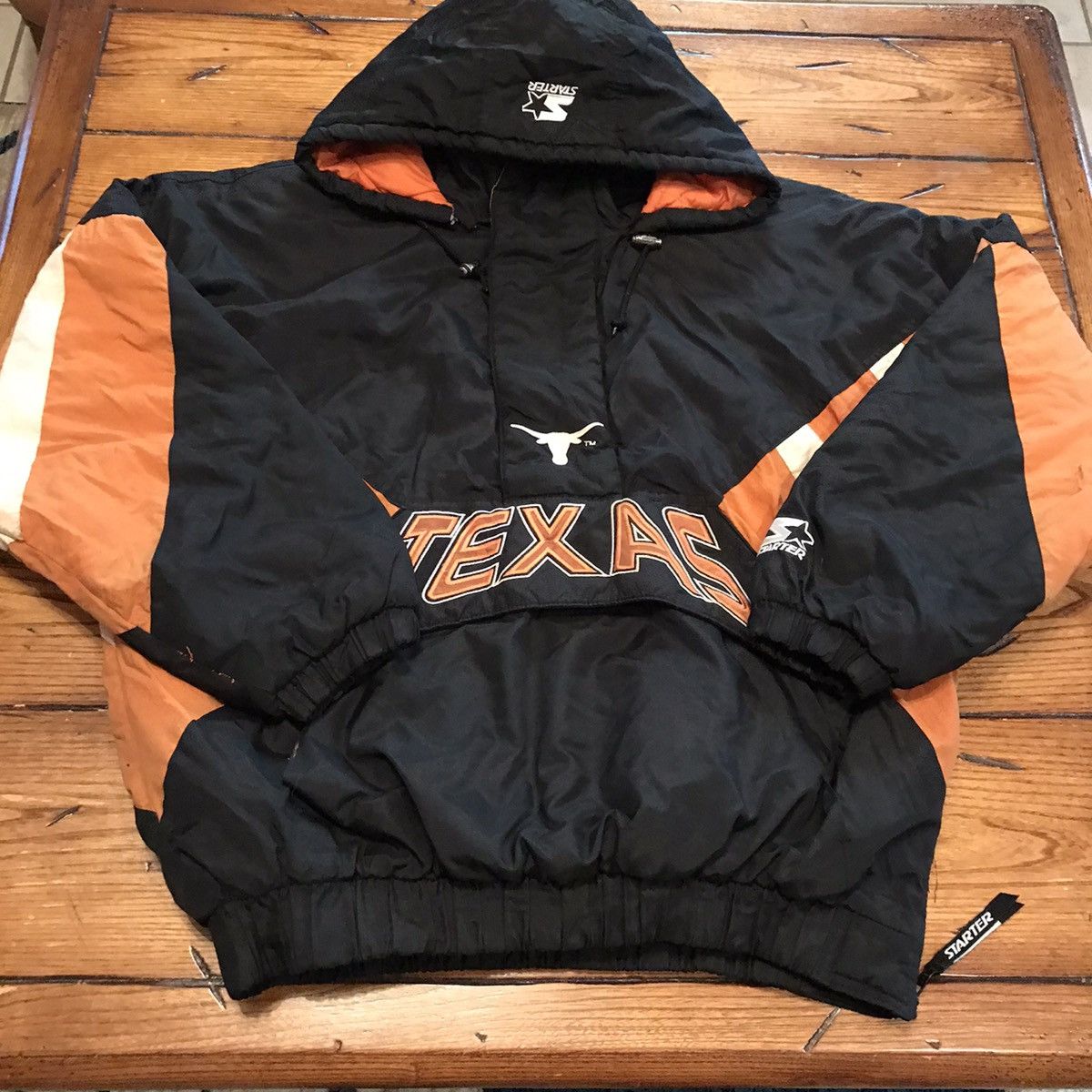 Vintage Vintage 90s University of Texas Longhorns Starter Jacket Grailed