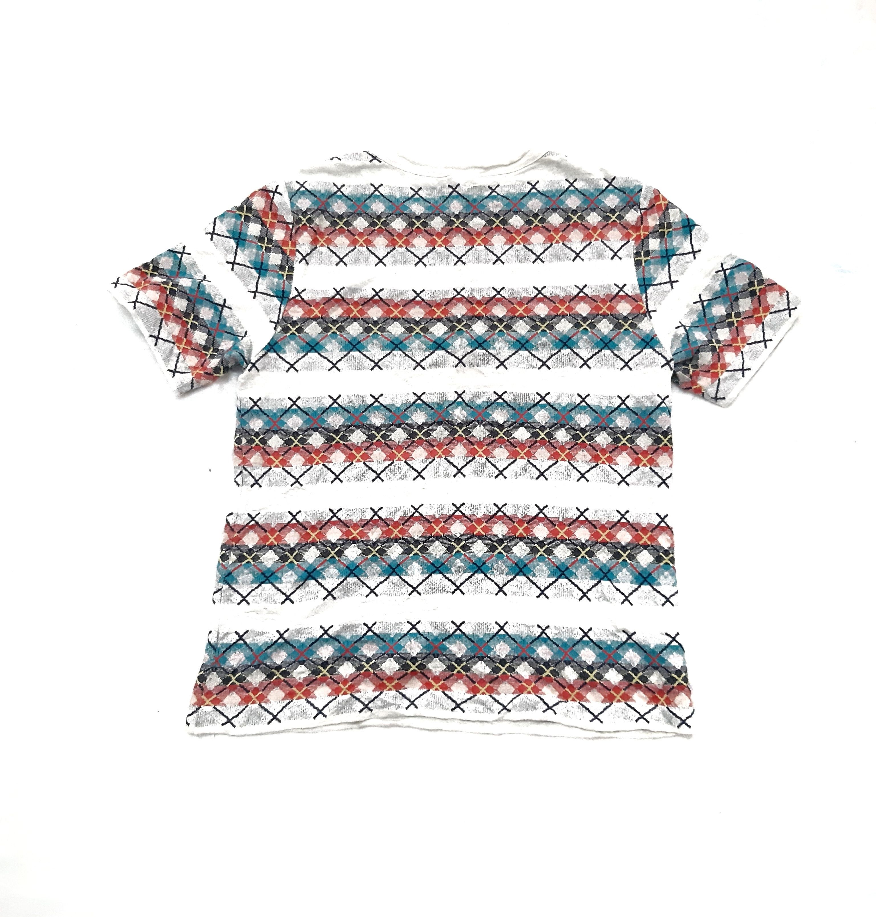 Rare Jc Penny Towncraft Multi Colour Shirt Tops