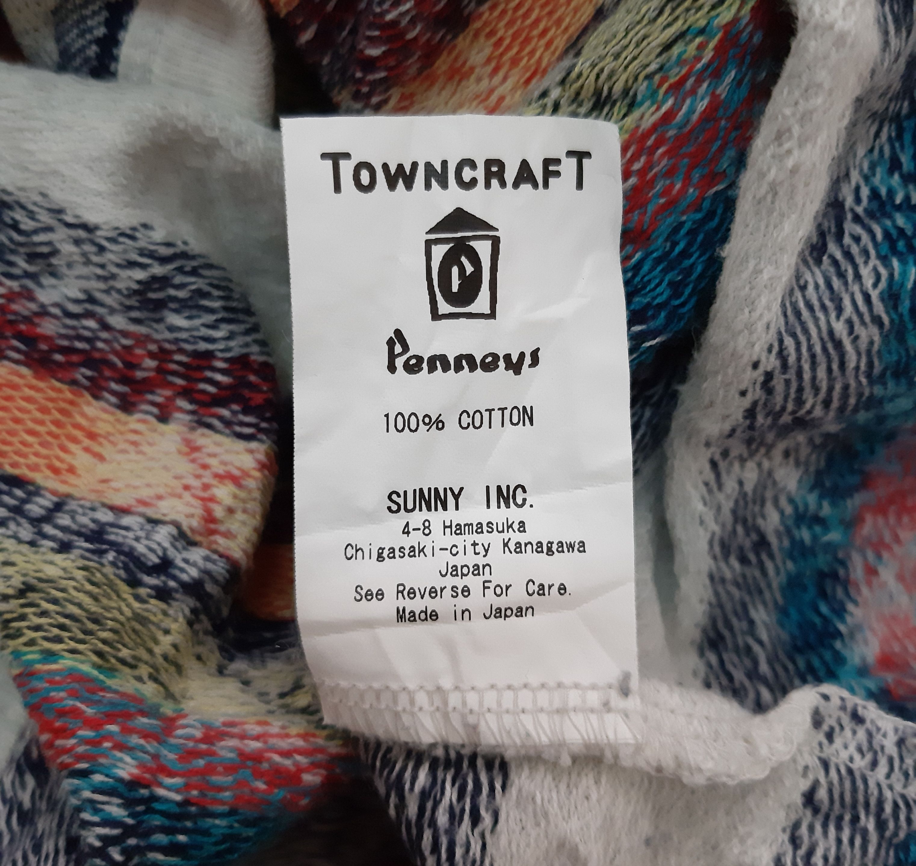 Rare Jc Penny Towncraft Multi Colour Shirt Tops