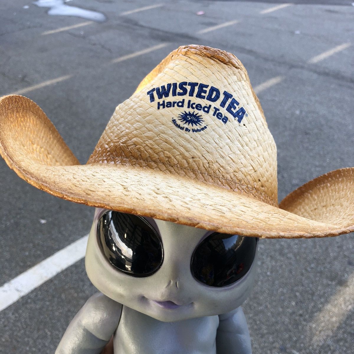 Vintage Twisted tea straw cowboy hat Grailed