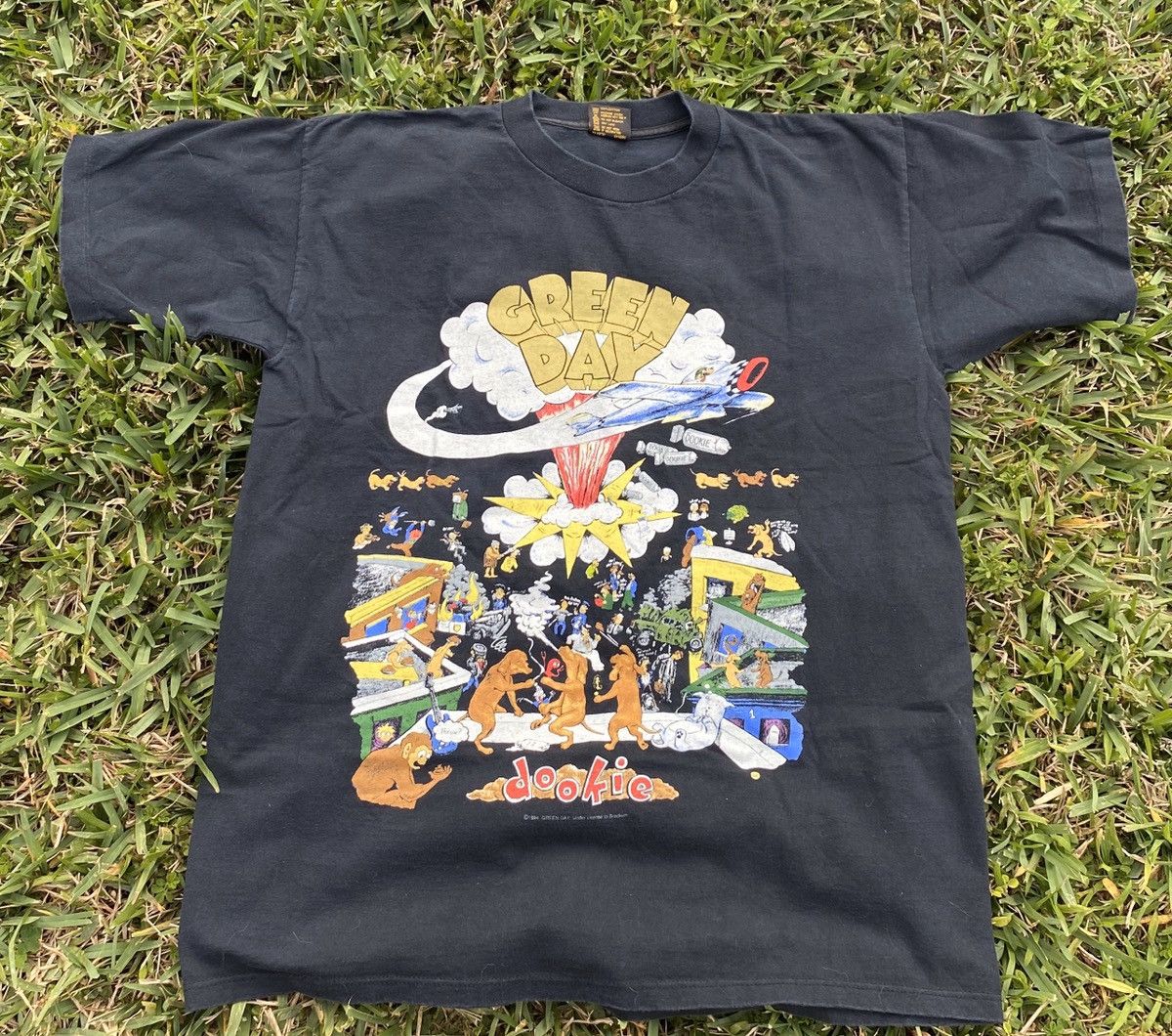 Brockum × Vintage vintage 1994 green day dookie punk rock grunge t