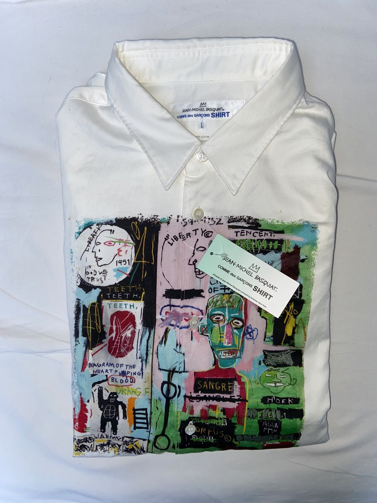 Comme des garcons shirt basquiat online