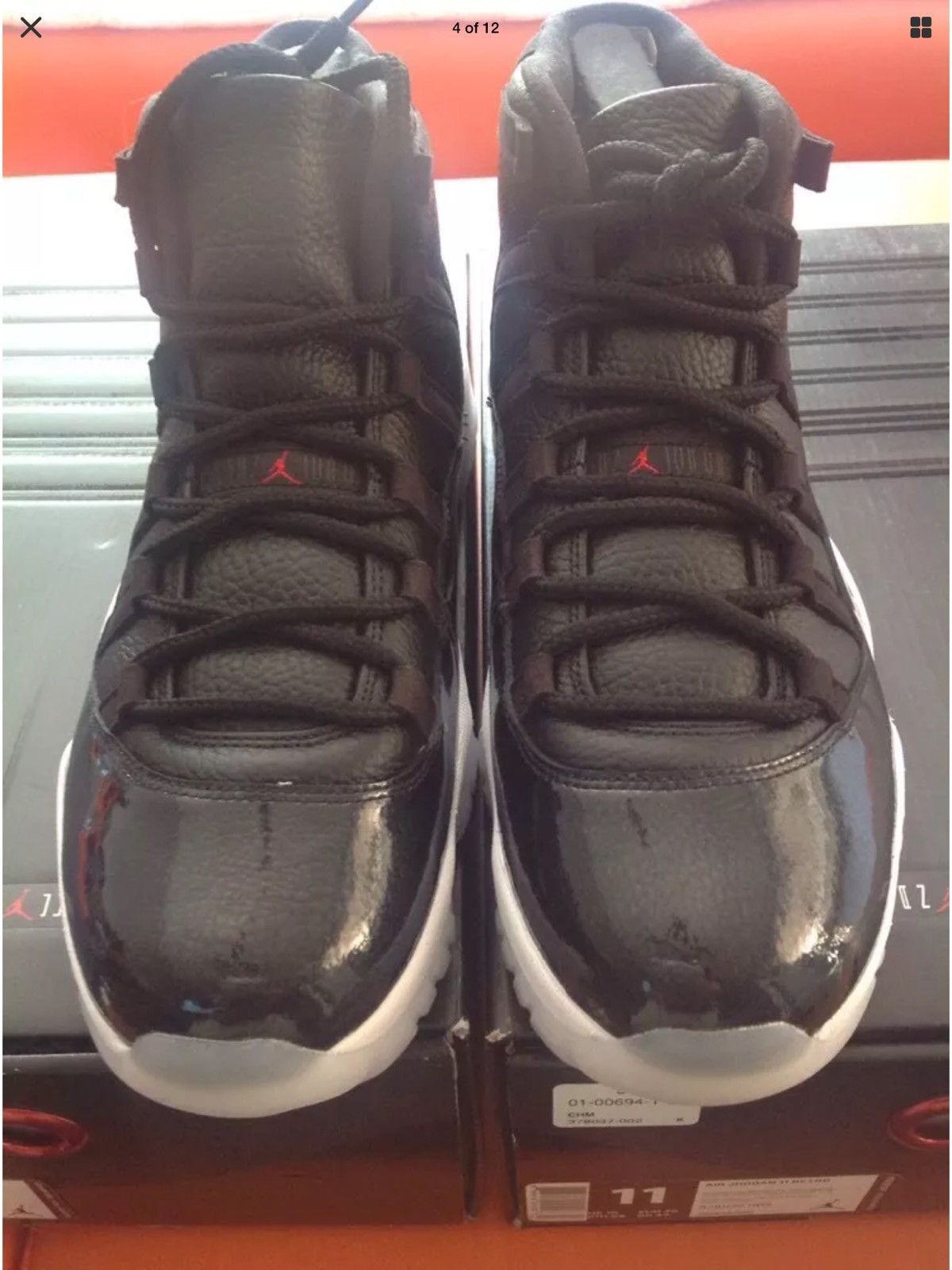 Nike Jordan 11 72-10 Size US 10.5 / EU 43-44 - 2 Thumbnail