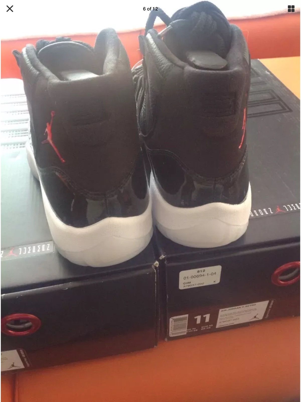 Nike Jordan 11 72-10 Size US 10.5 / EU 43-44 - 4 Thumbnail
